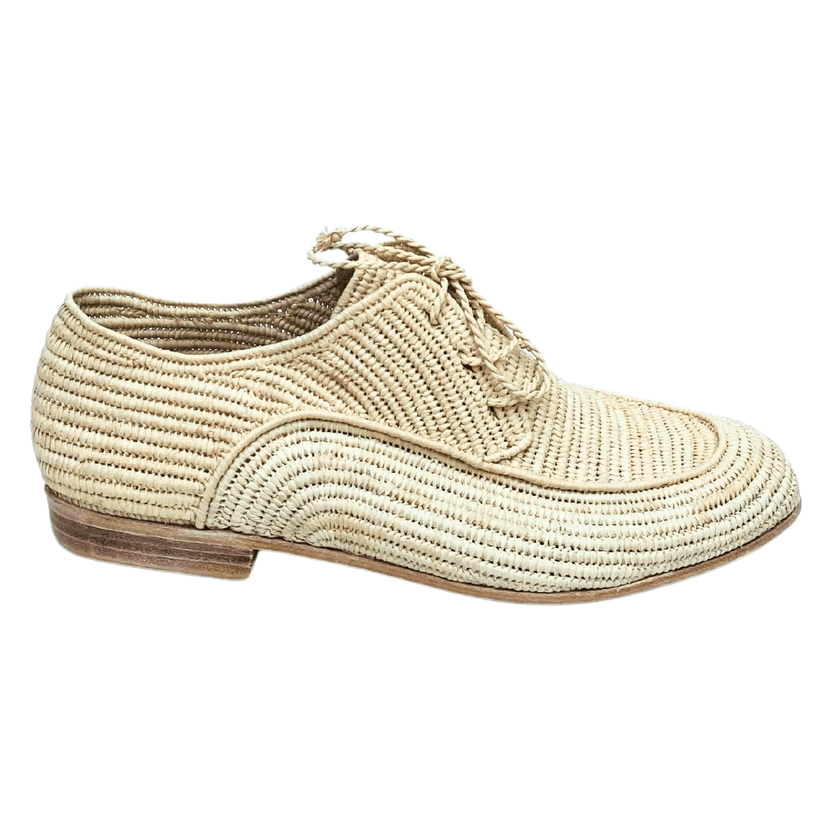 Men's Raffia Brogue (Natural)_1