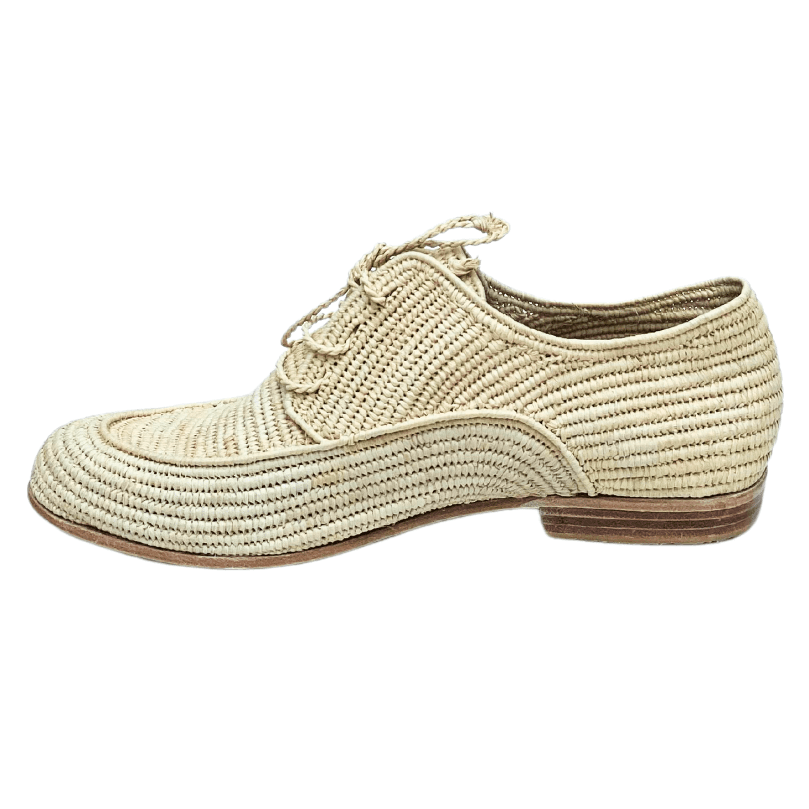 Men's Raffia Brogue (Natural)_2