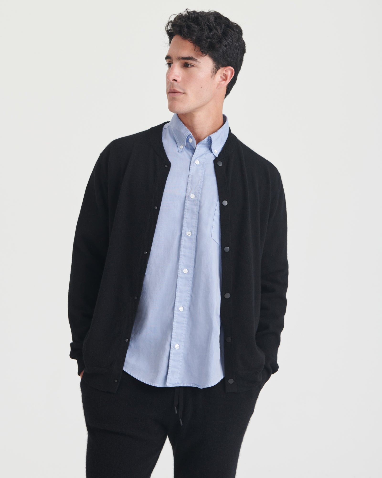 Signature Cashmere Bomber Cardigan_1