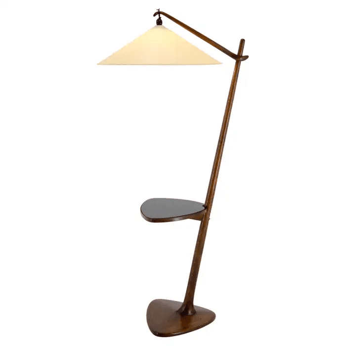 Wooden Floor lamp.