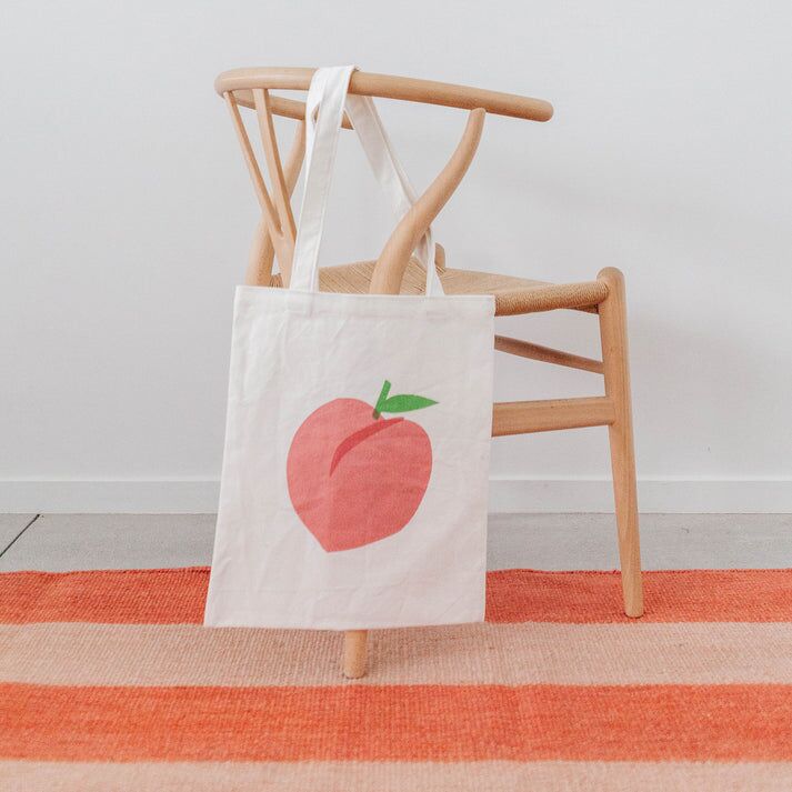 ajj wwf canvas tote peach cactus 2