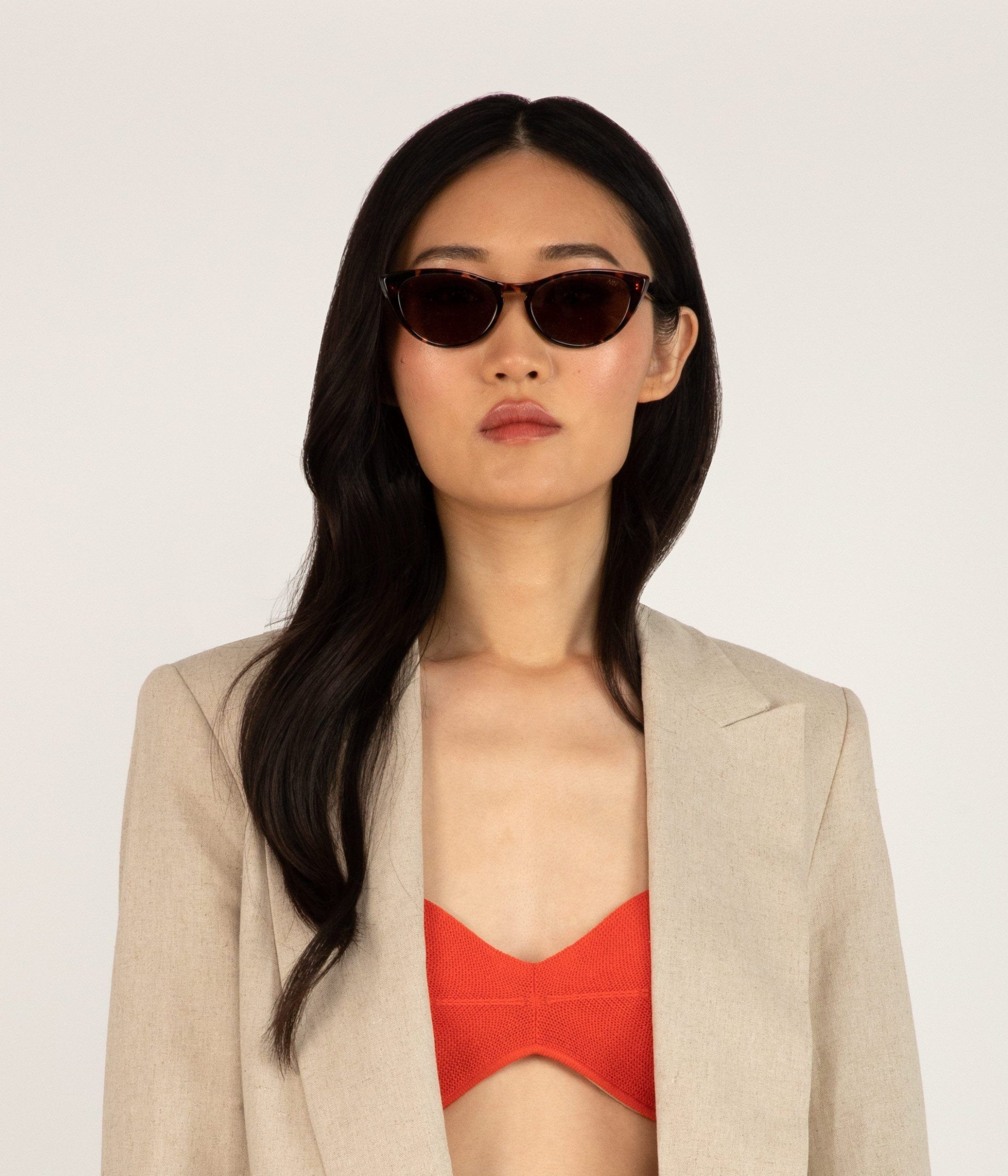 amara brown cat eye sunglasses 2