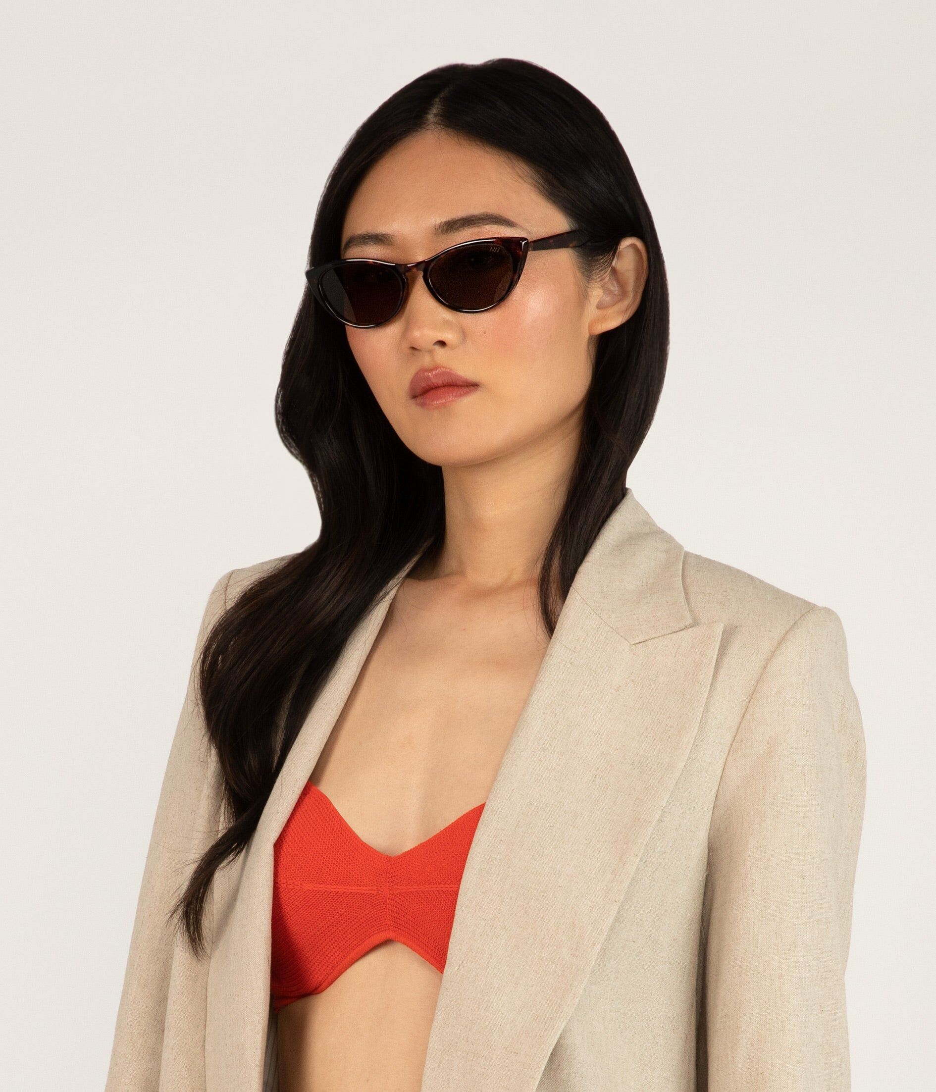amara brown cat eye sunglasses 3