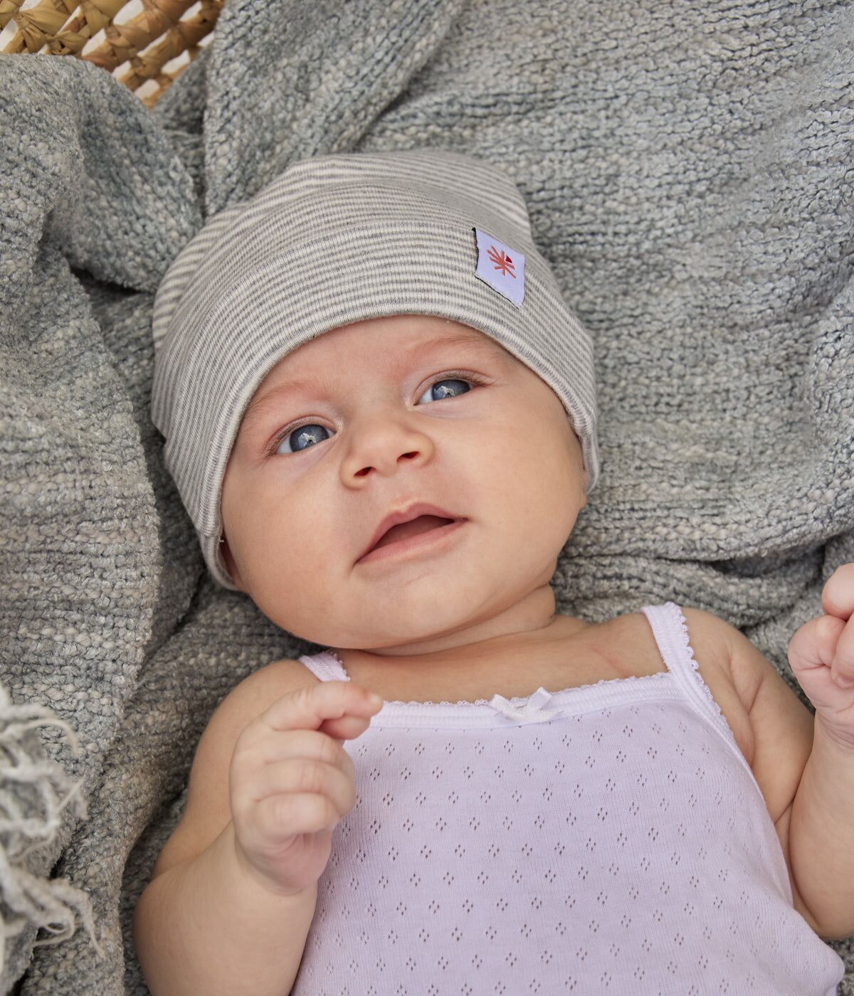 baby beanie grey 3