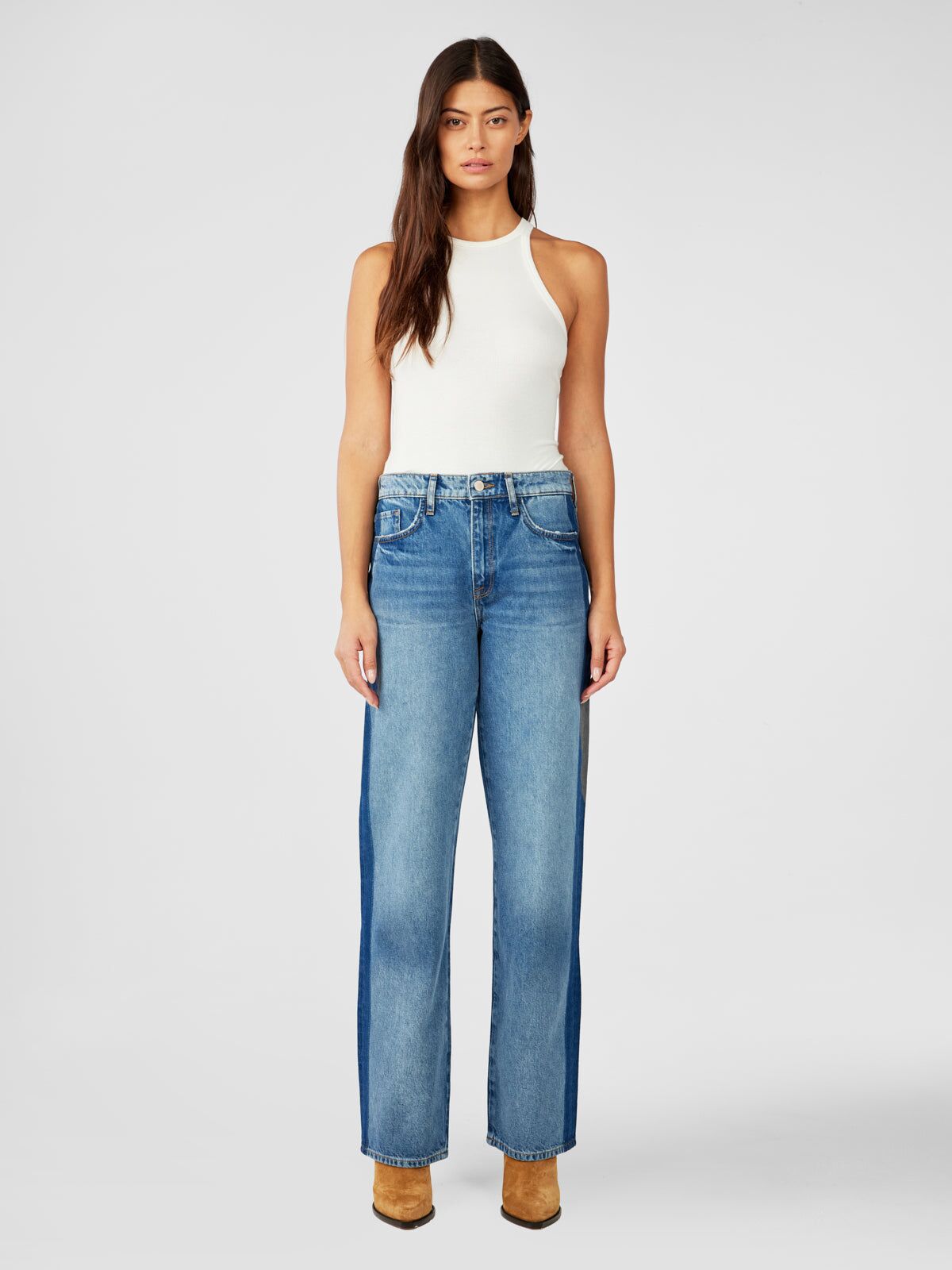 birkin mid rise straight leg jean shadow indigo 1