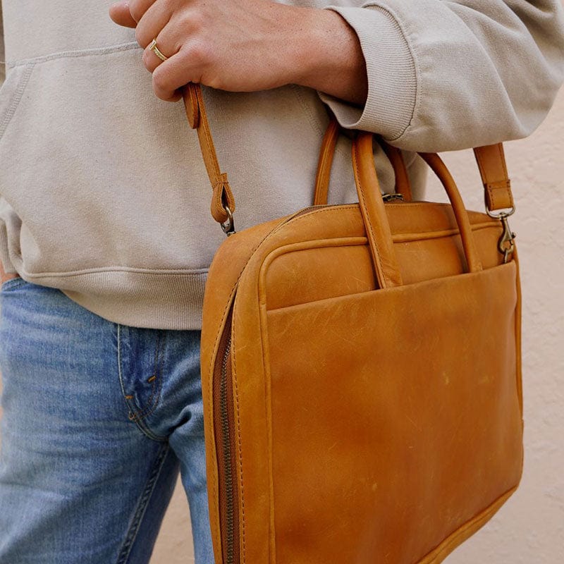 brentwood leather briefcase 2
