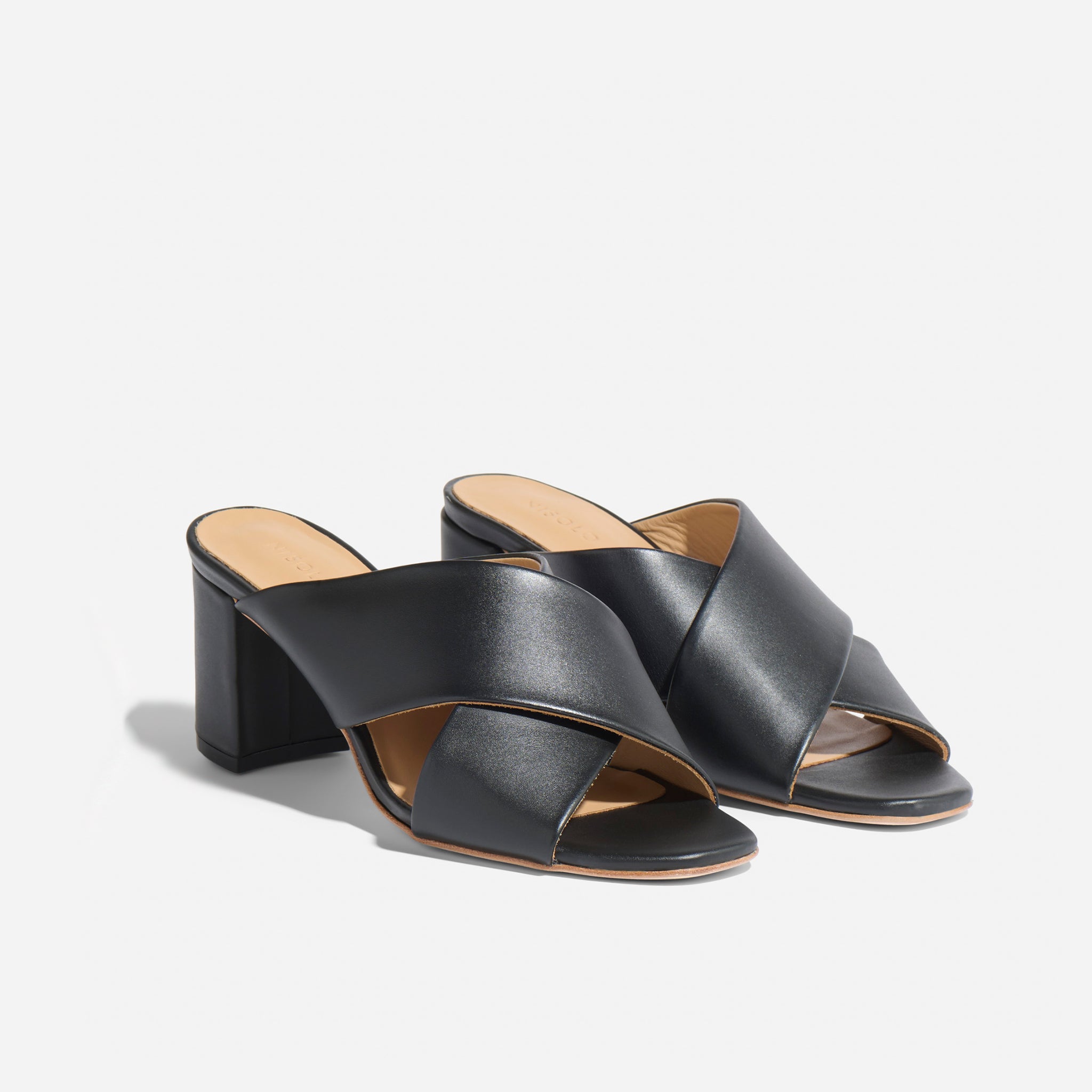 carina cross strap mule black 1