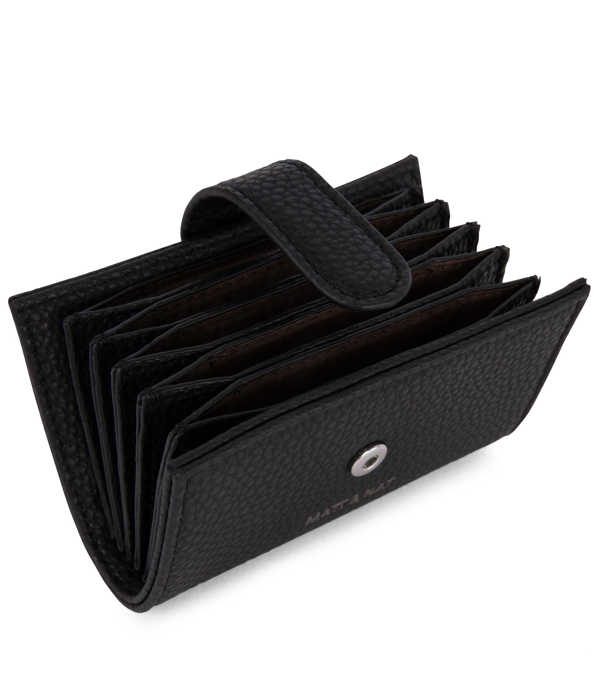 crepe vegan accordion card holder grain 3