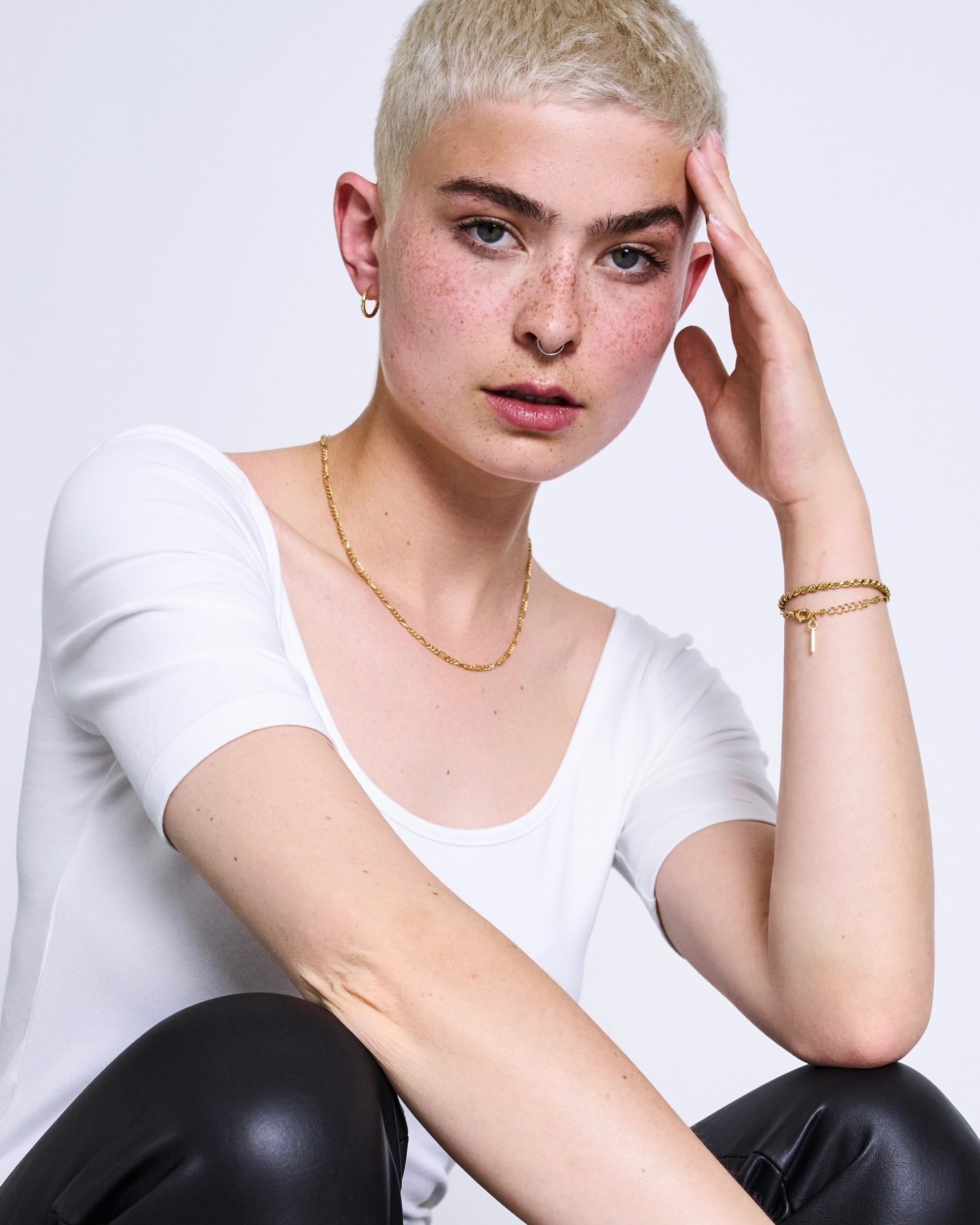 dear darling berlin fine curb chain bracelet gold 2