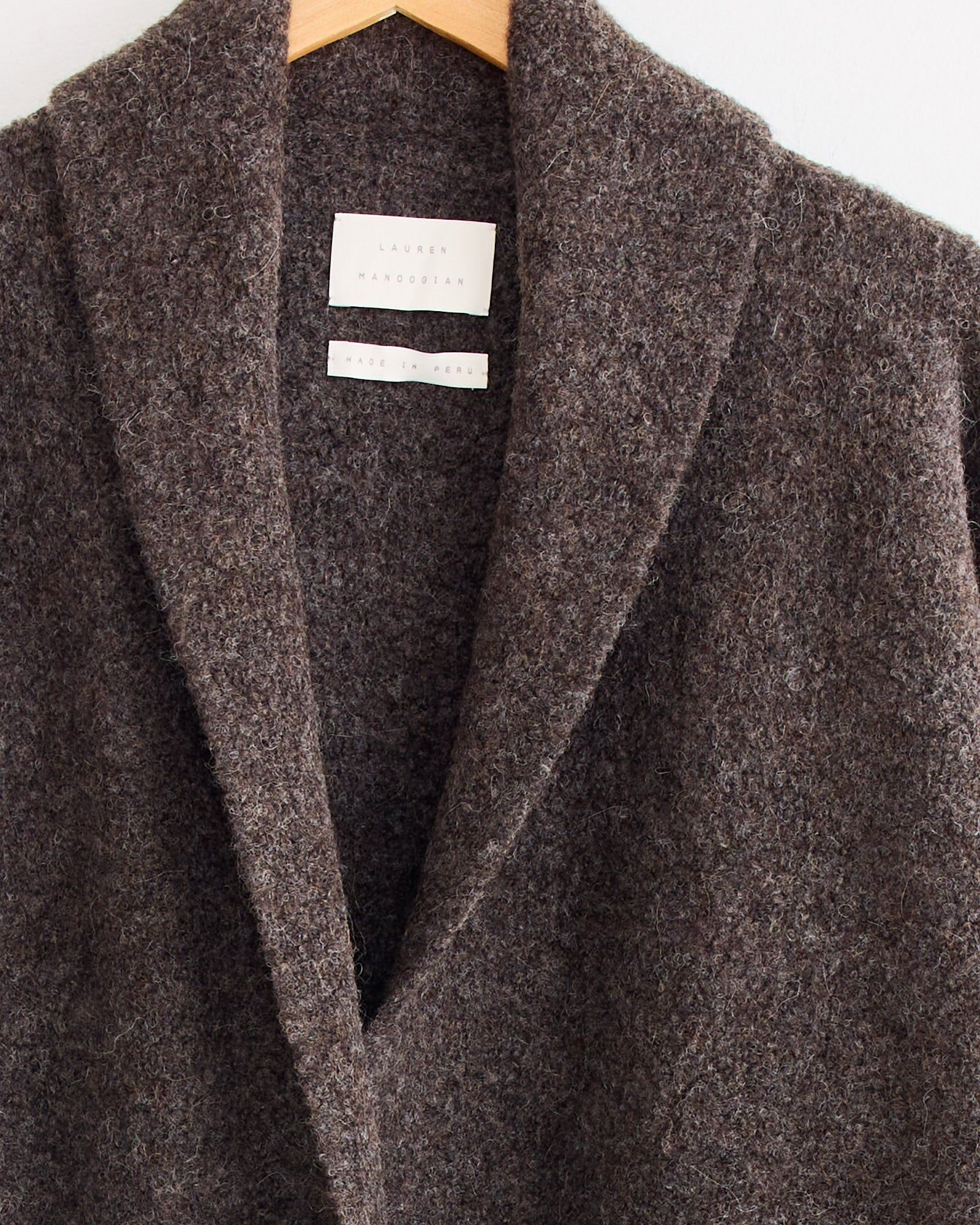 double face long coat in blackened 2