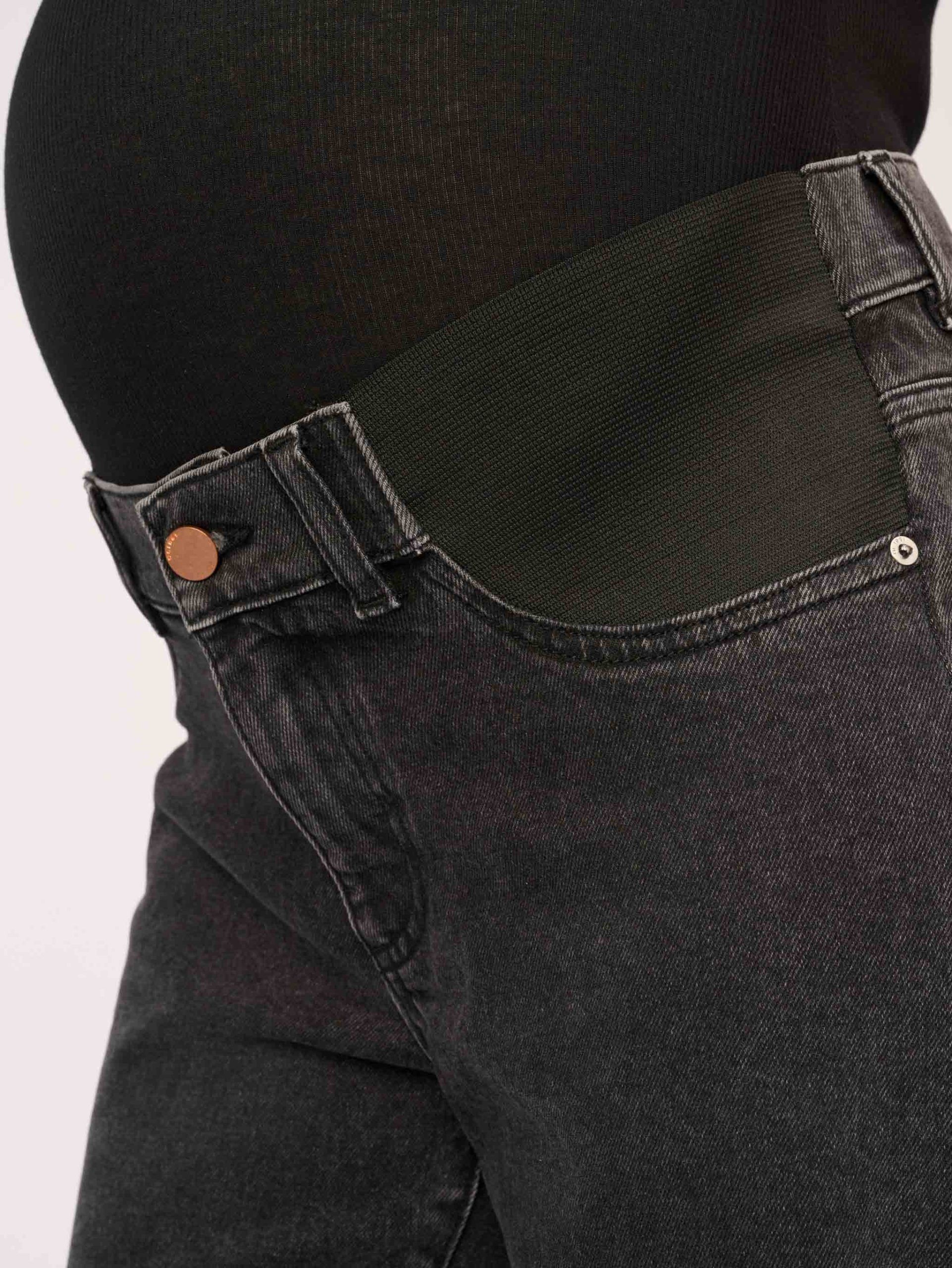 enora maternity straight cigarette jeans nightshade 2
