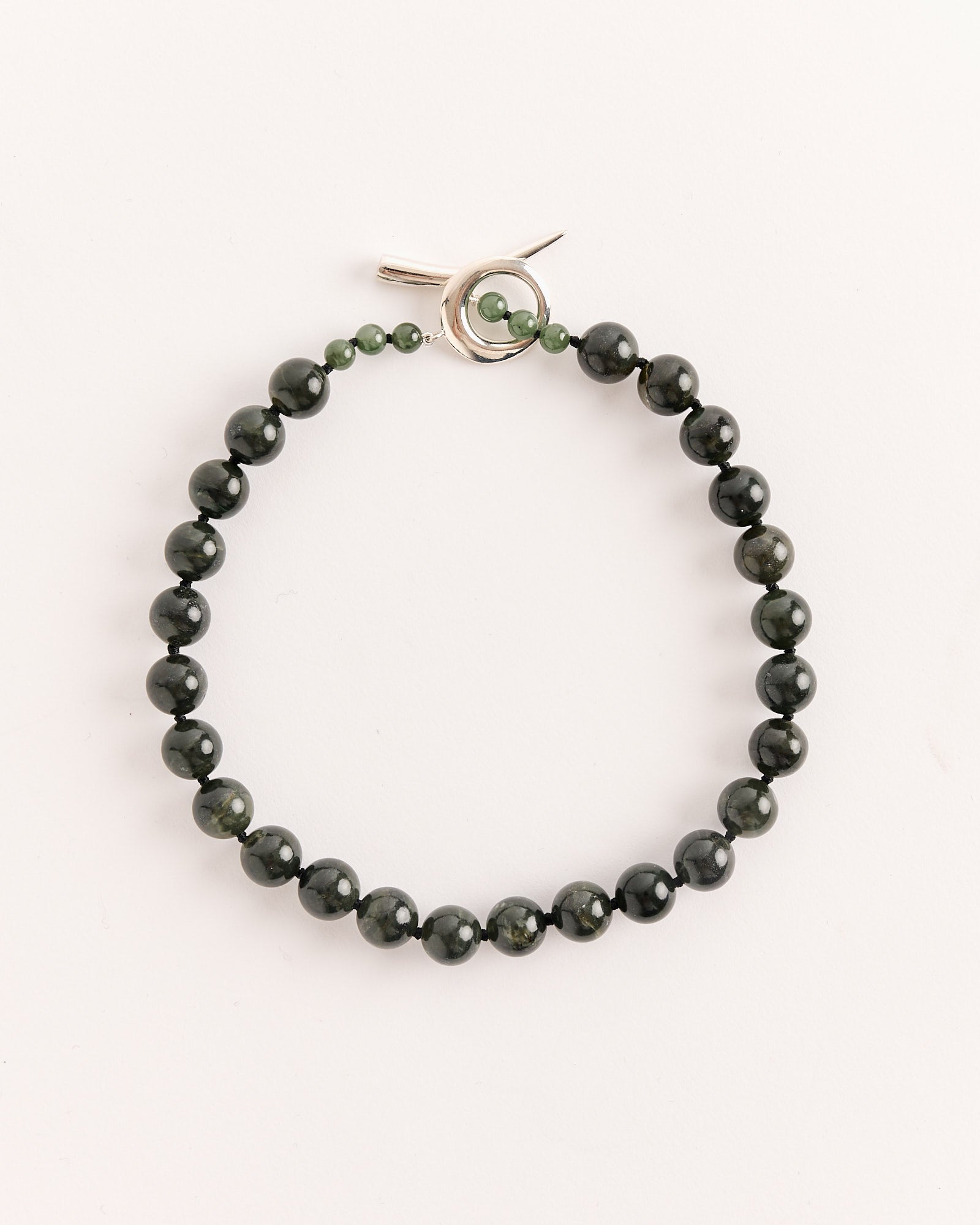 everyday boule collar in jade 1