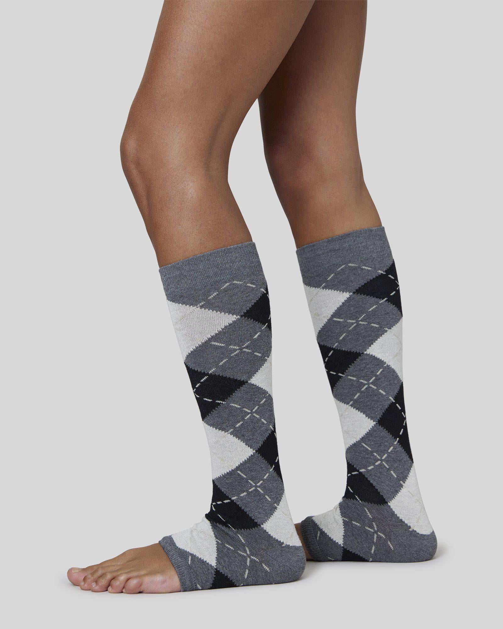harriet cotton knee highs cropped toe 1