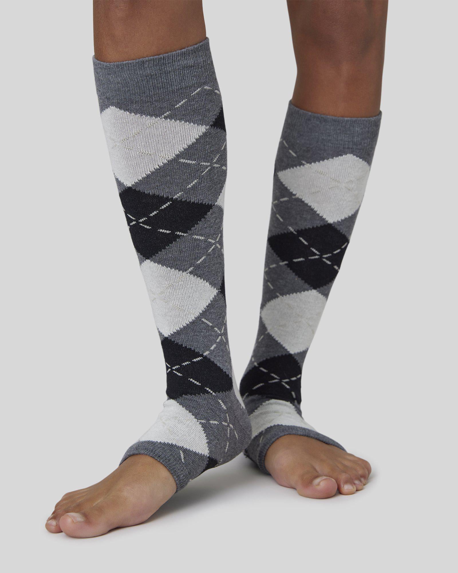harriet cotton knee highs cropped toe 3