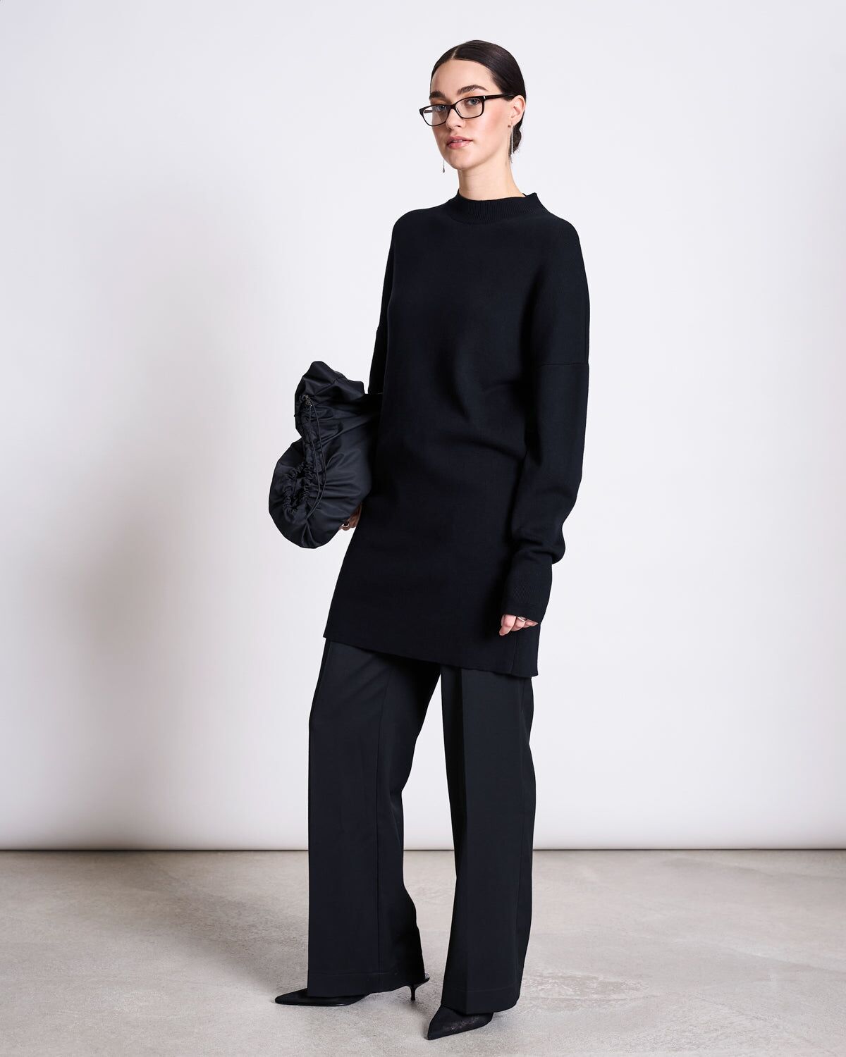 knit dress nuna black gots 1