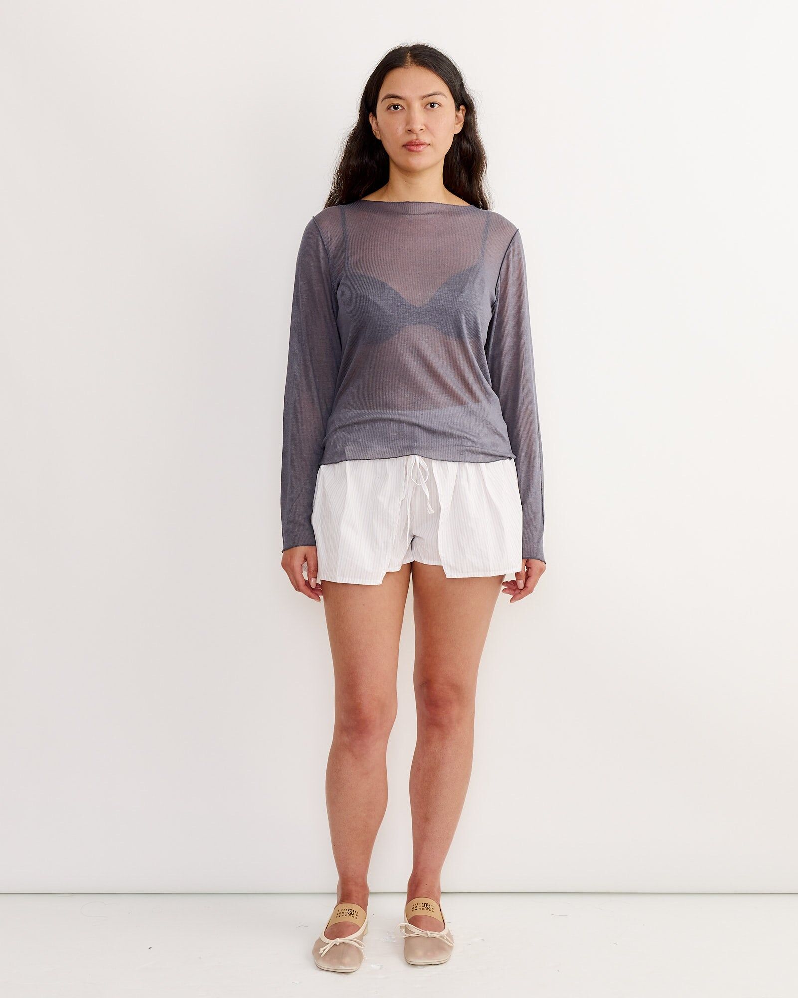 knit top in steel 2