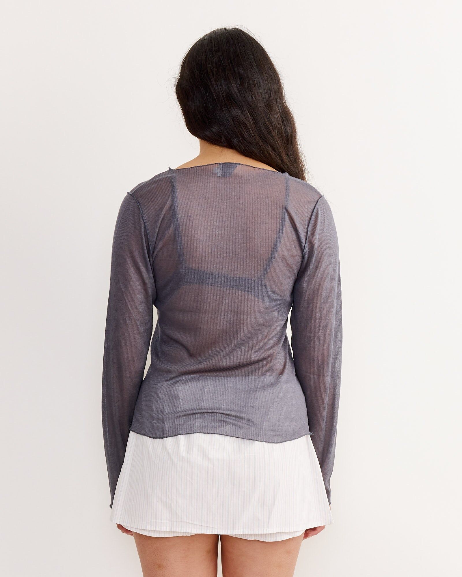 knit top in steel 3