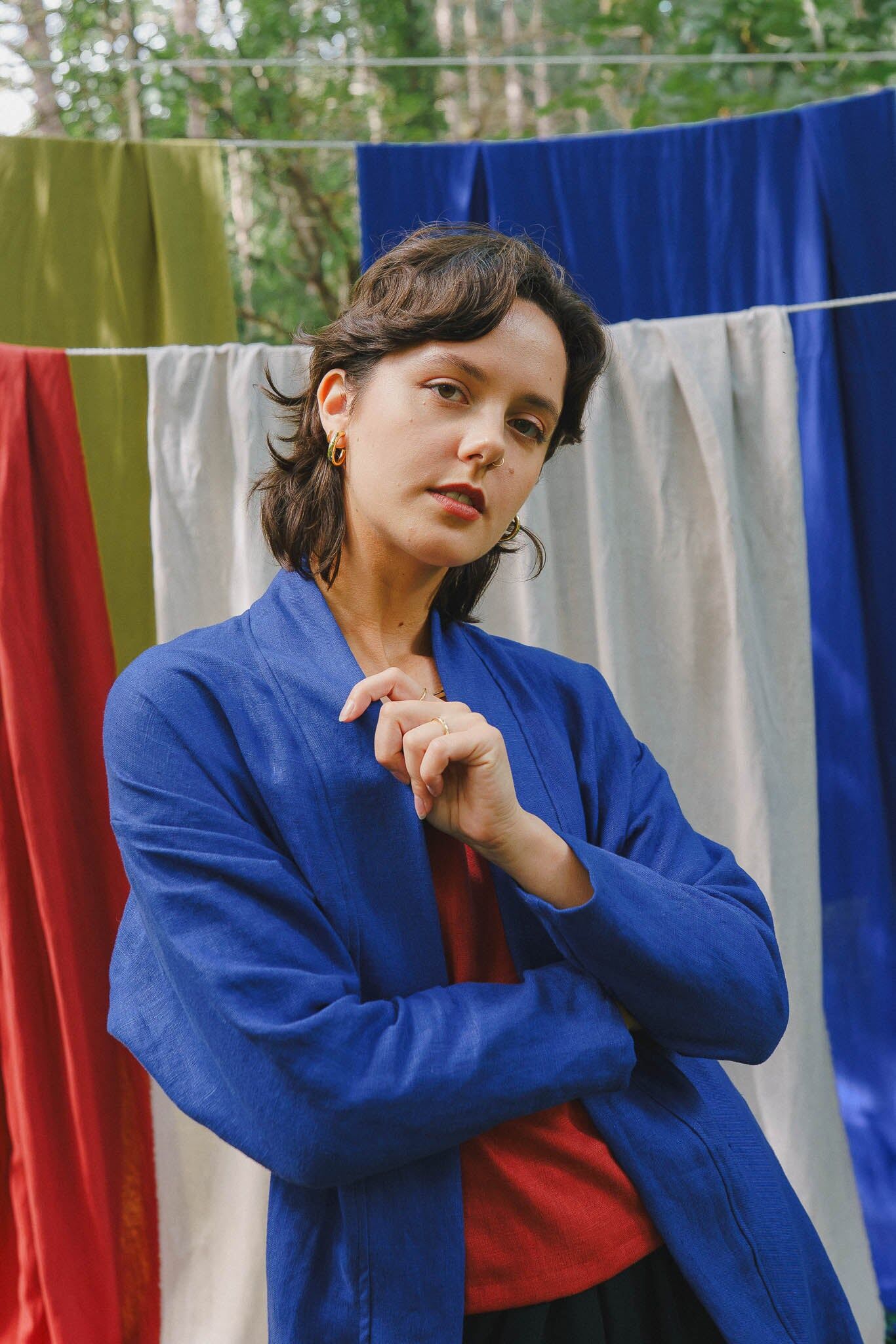 mariela duster in kingfisher blue 2