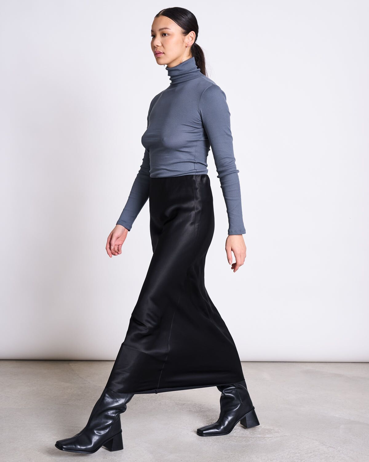 maxi skirt serin black 1