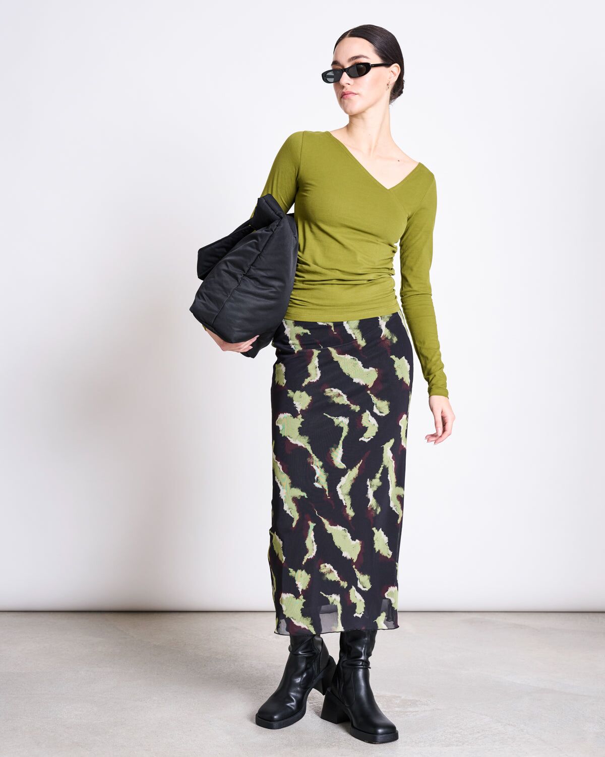 mesh maxi skirt smuk mossfire 1