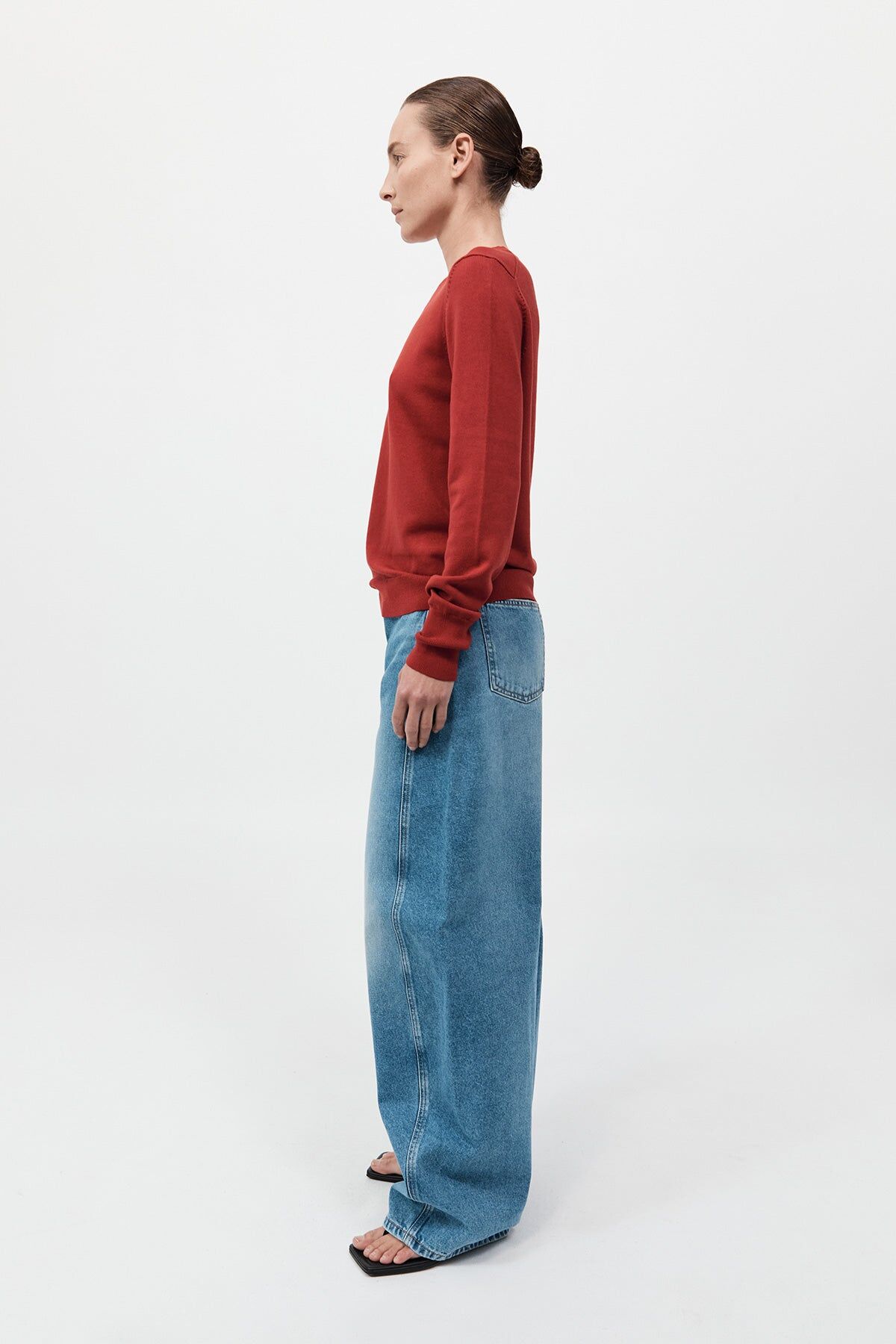mid rise balloon jeans 90s blue 2