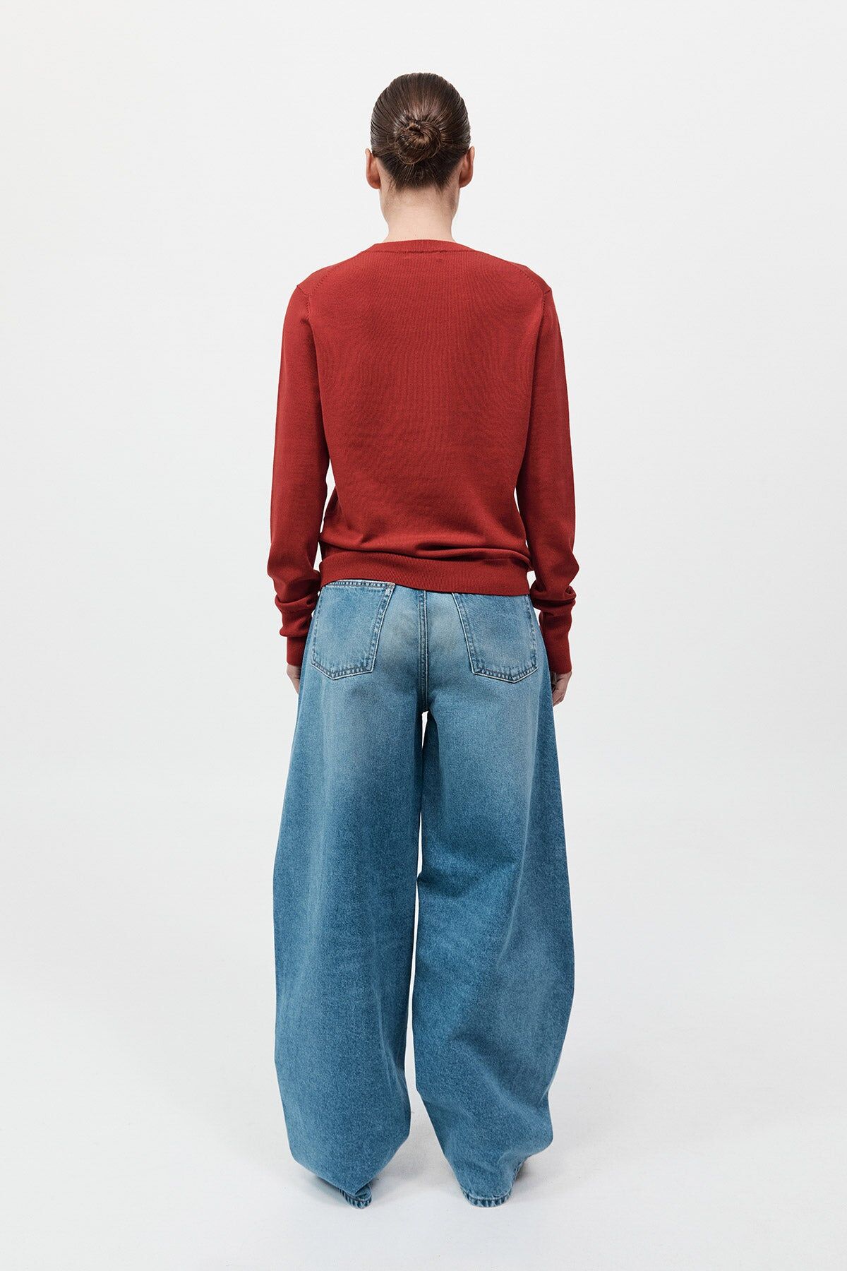mid rise balloon jeans 90s blue 3
