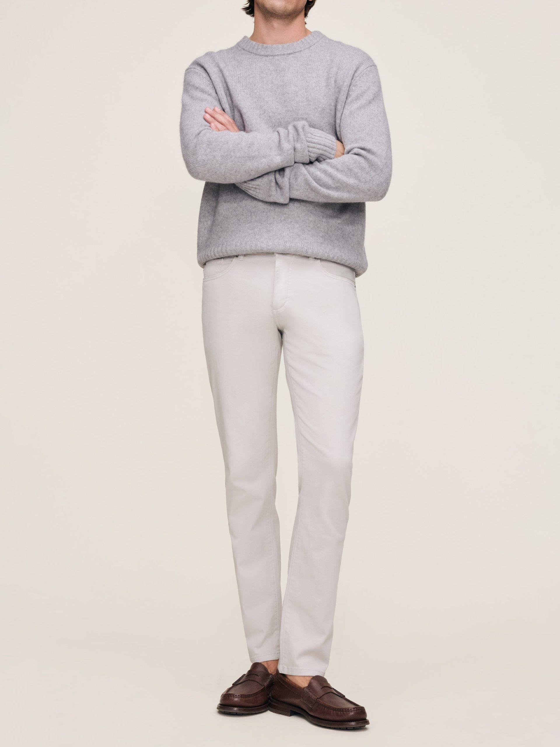 nick slim pants light grey 1
