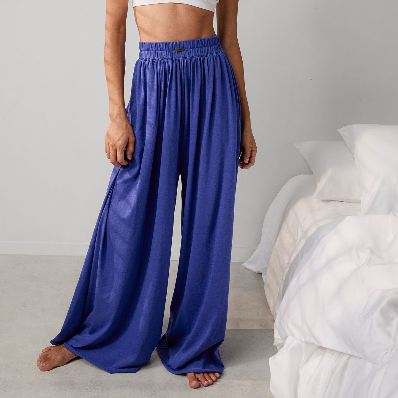 organic pima wide leg pant 1
