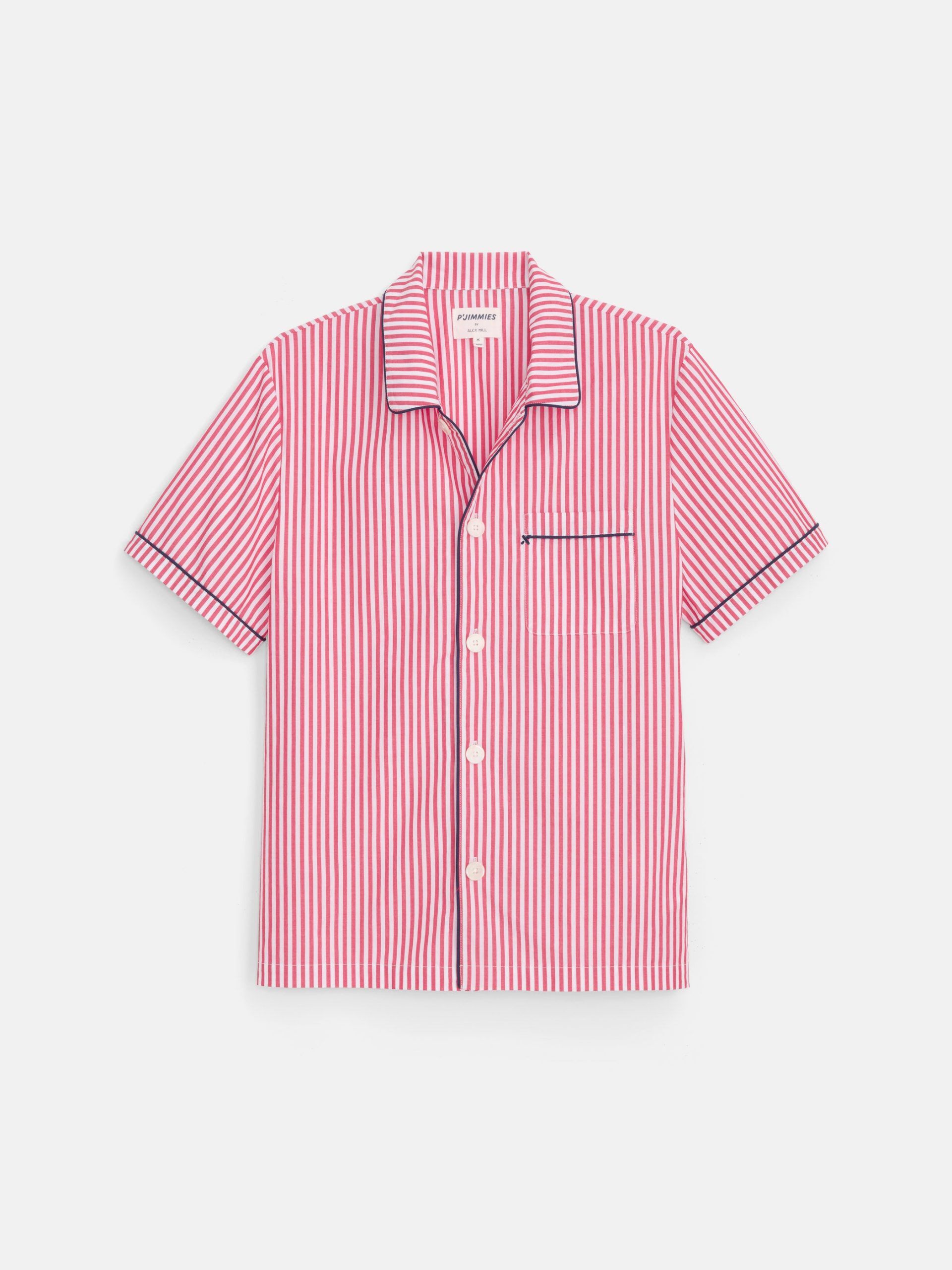 pjimmies short sleeve sleep shirt in stripe 1