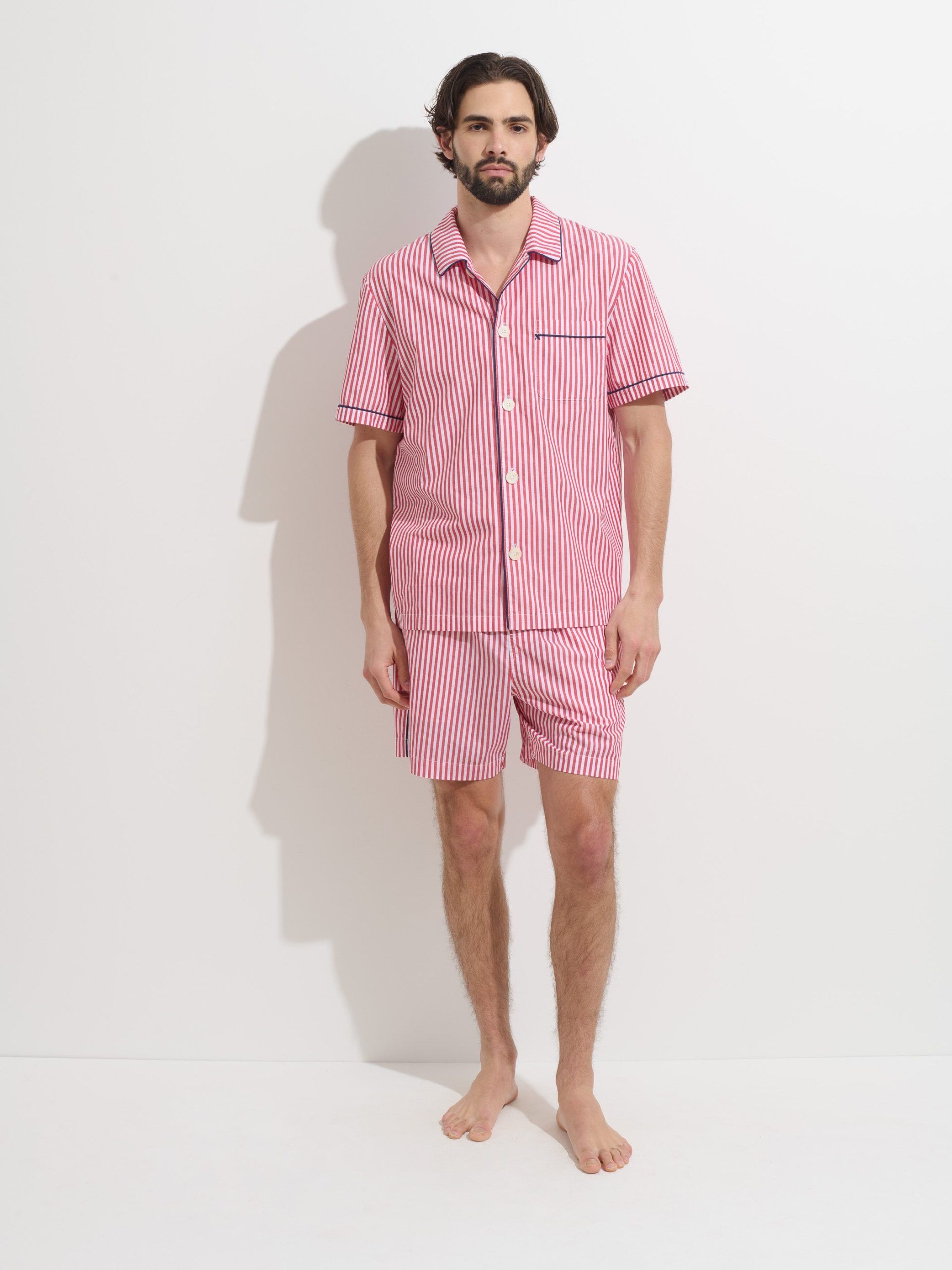 pjimmies short sleeve sleep shirt in stripe 3