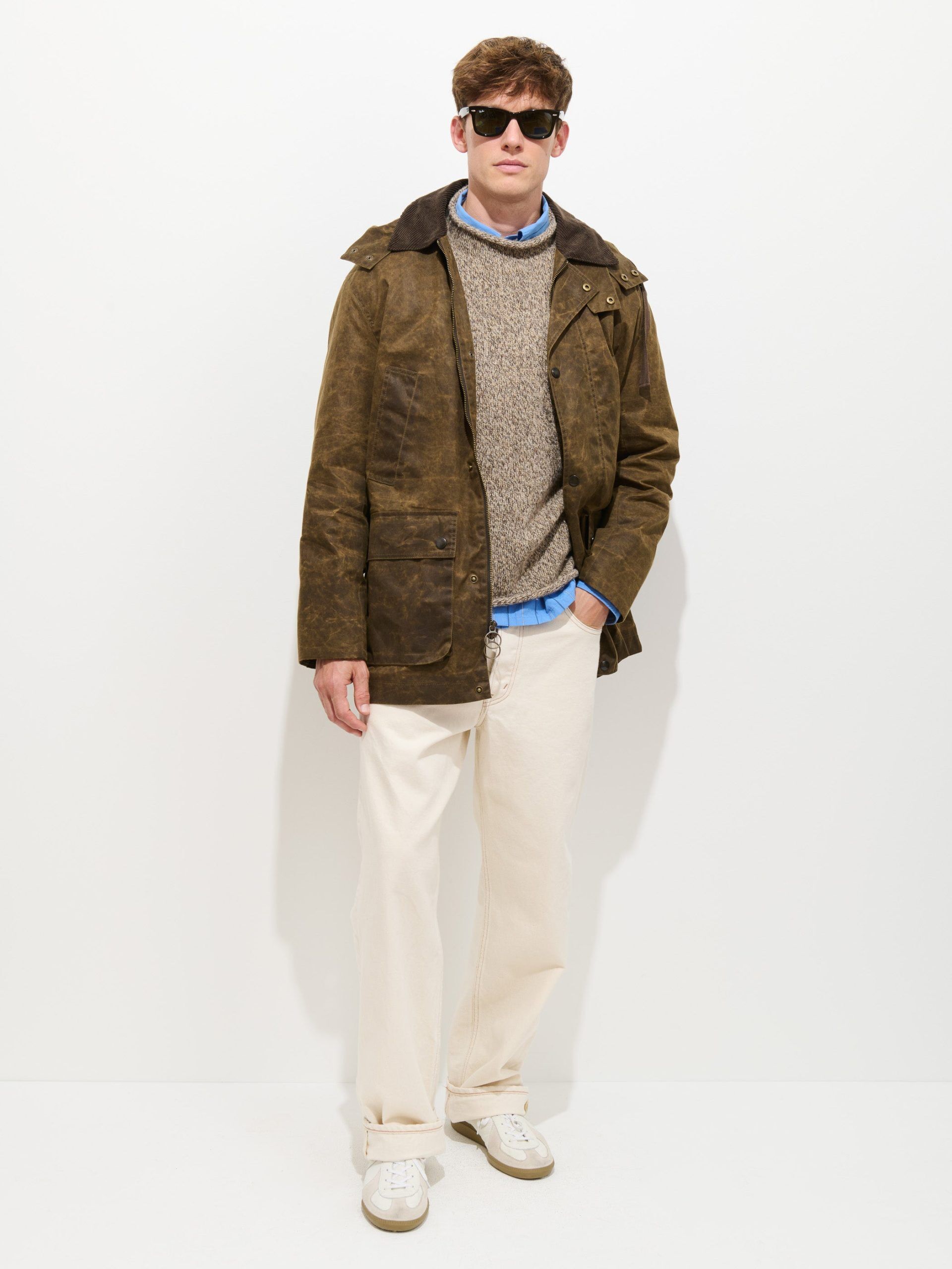 regent jacket in waxed cotton 2
