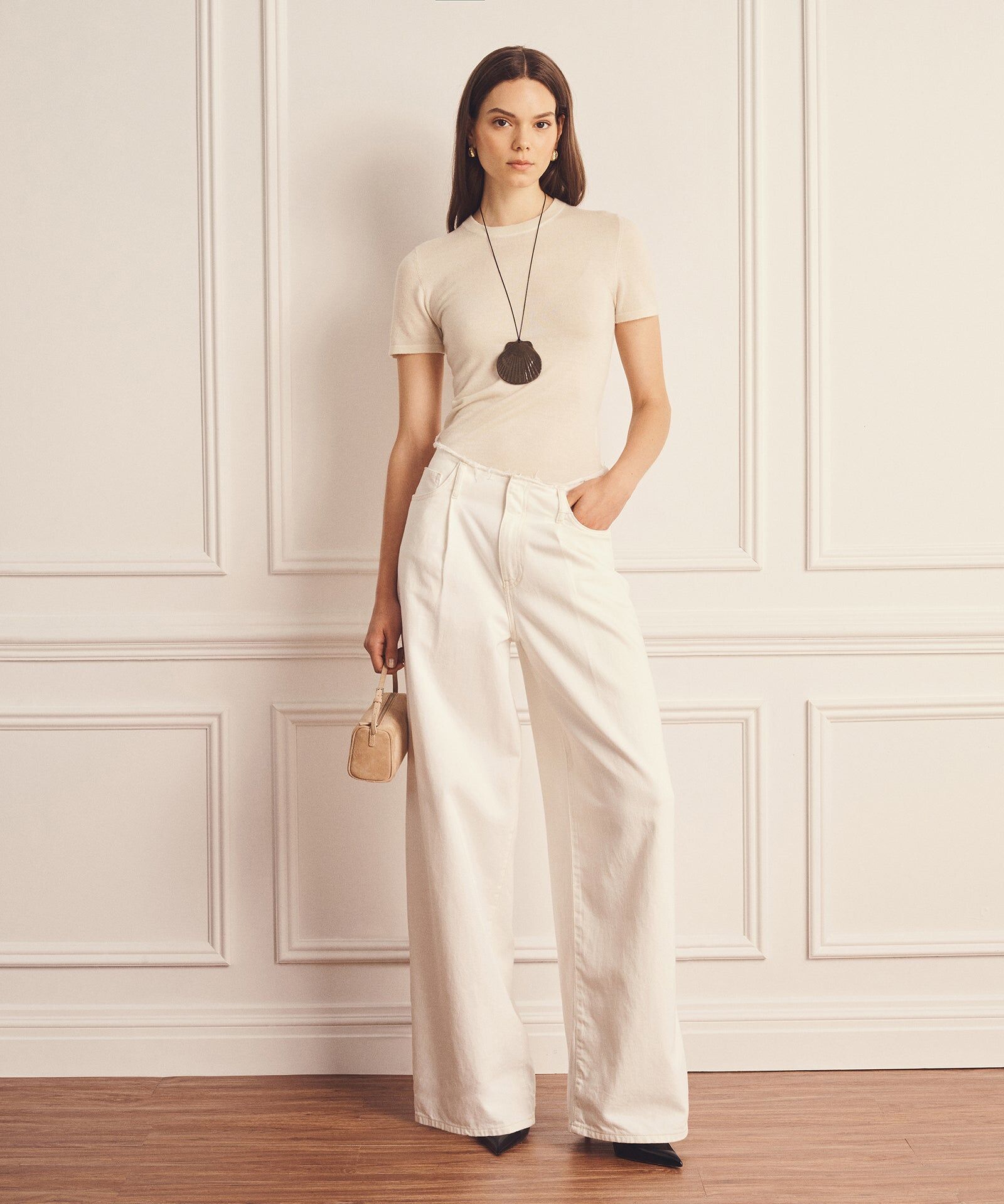 super fine cashmere shrunken t shirt 2