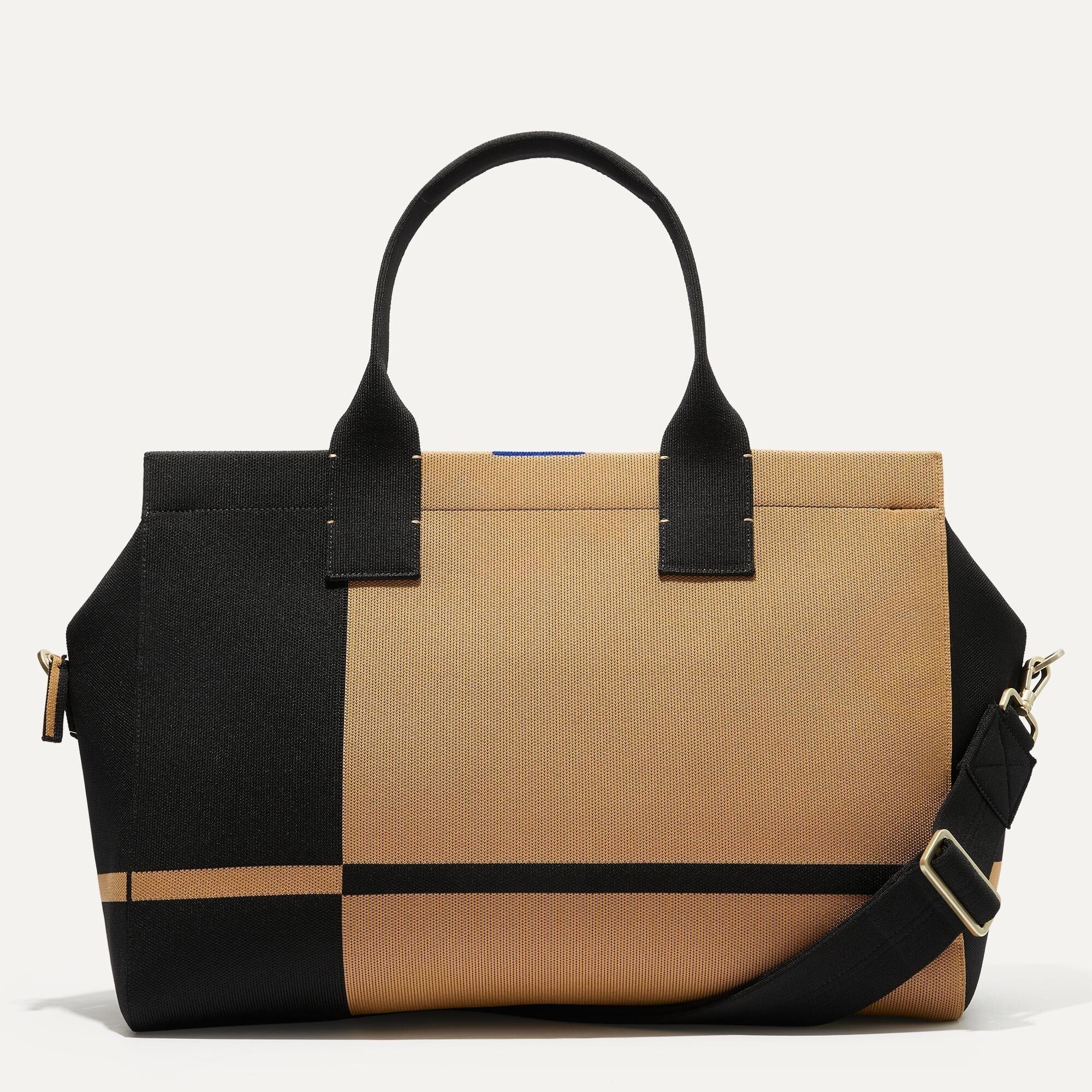 the overnighter camel and black 2