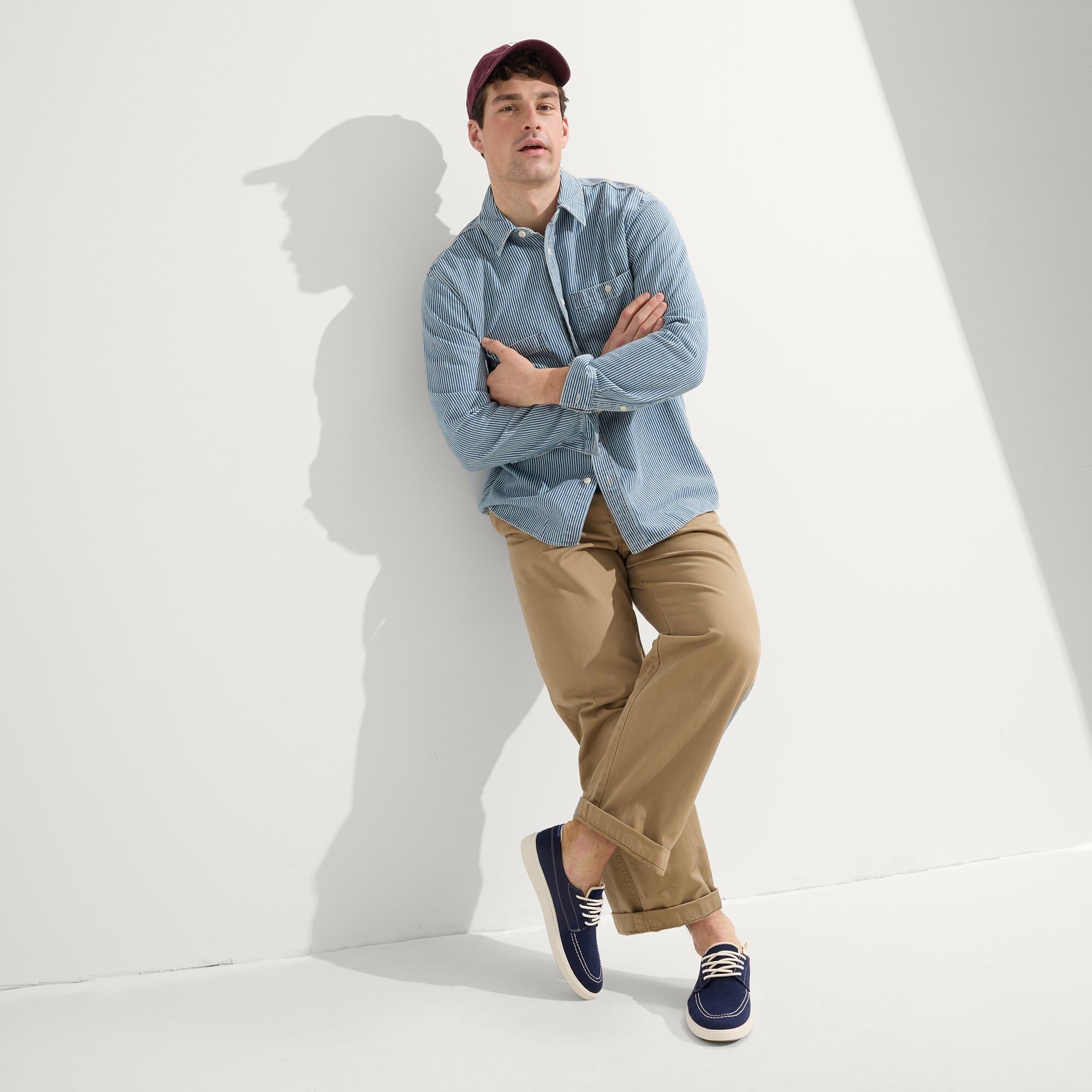 the ravello boat shoe nautical navy 3