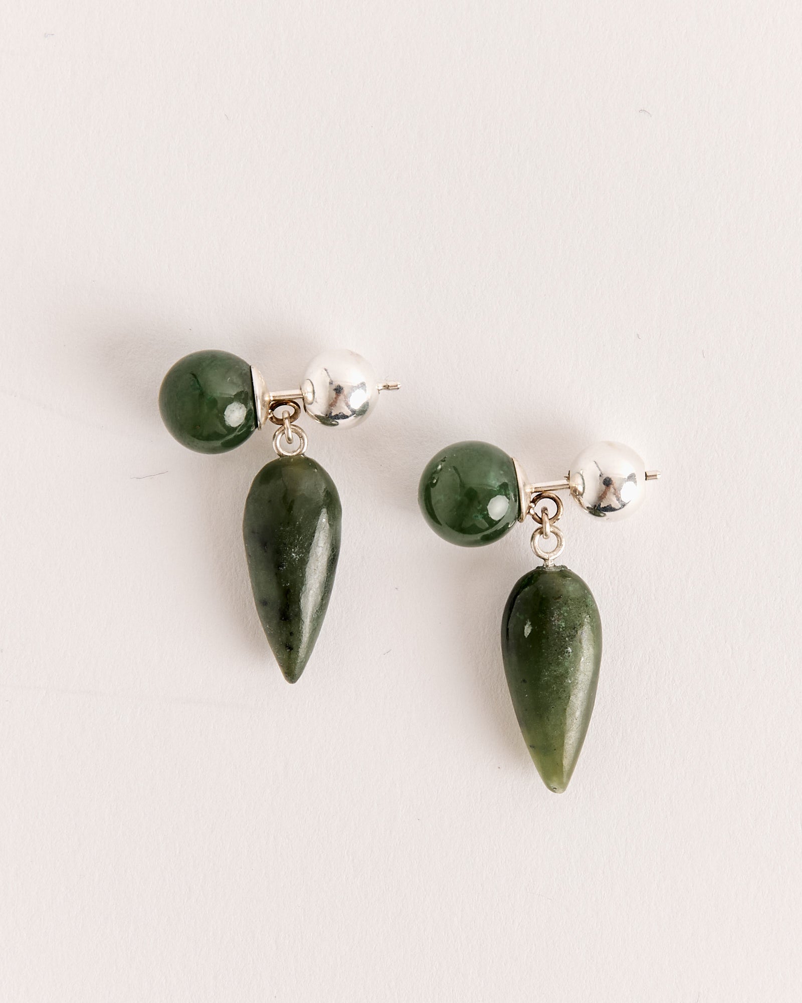 tiny phoenician earrings in jade 1