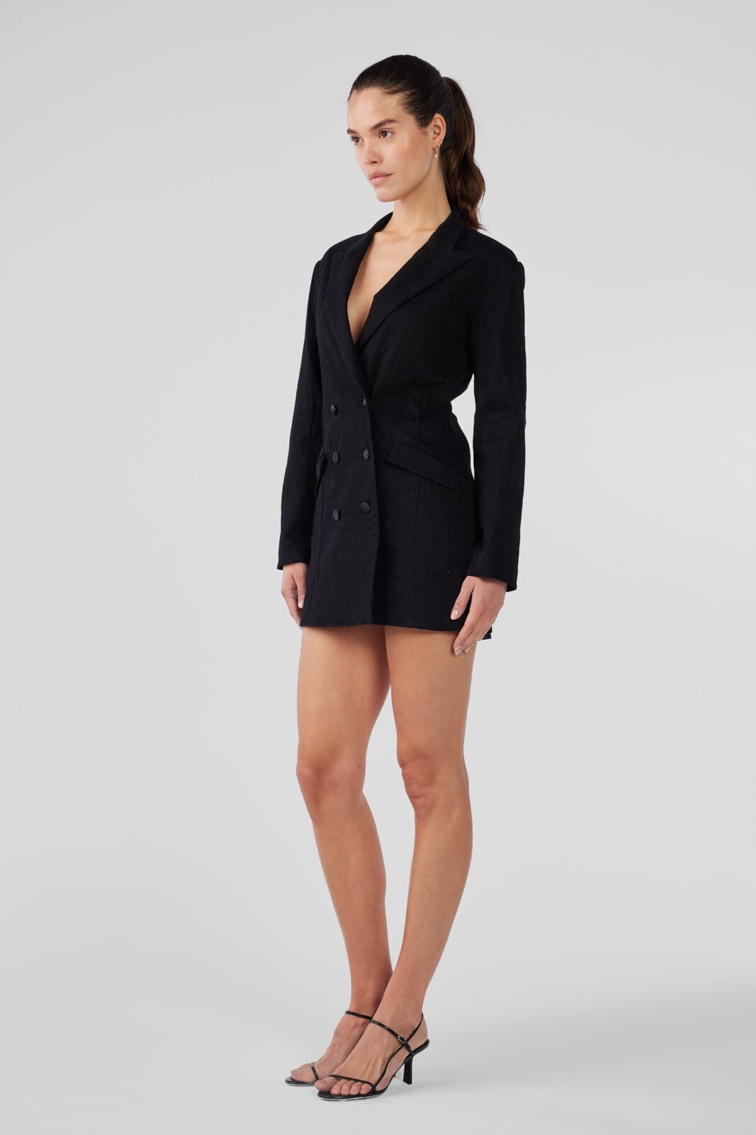 tuxedo dress loved black 1