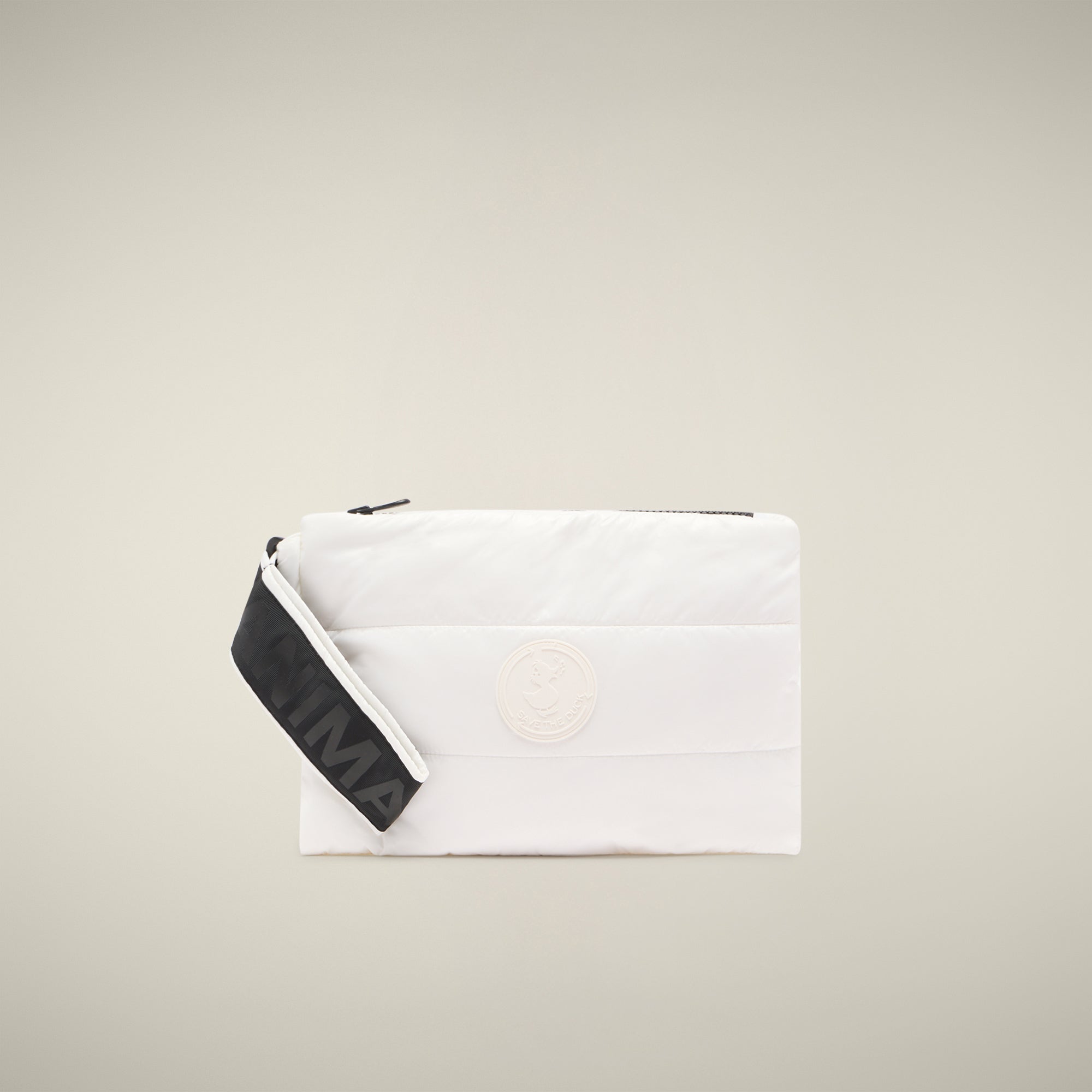 unisex quilted pouch cocos in off white 1