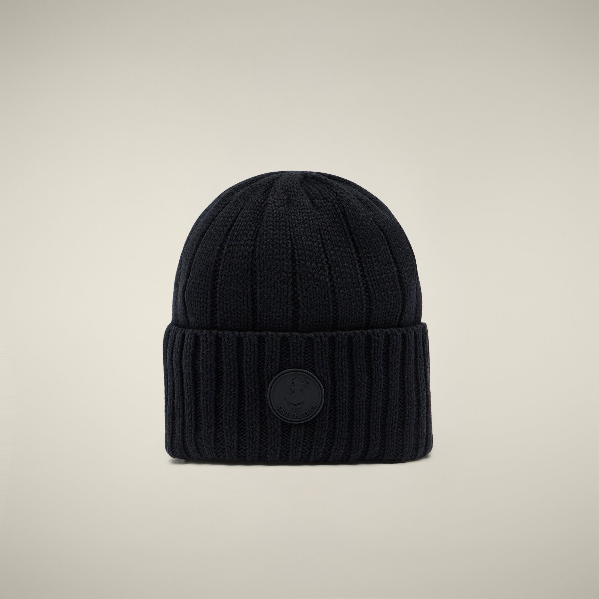 unisex ribbed beanie doyle in black 1