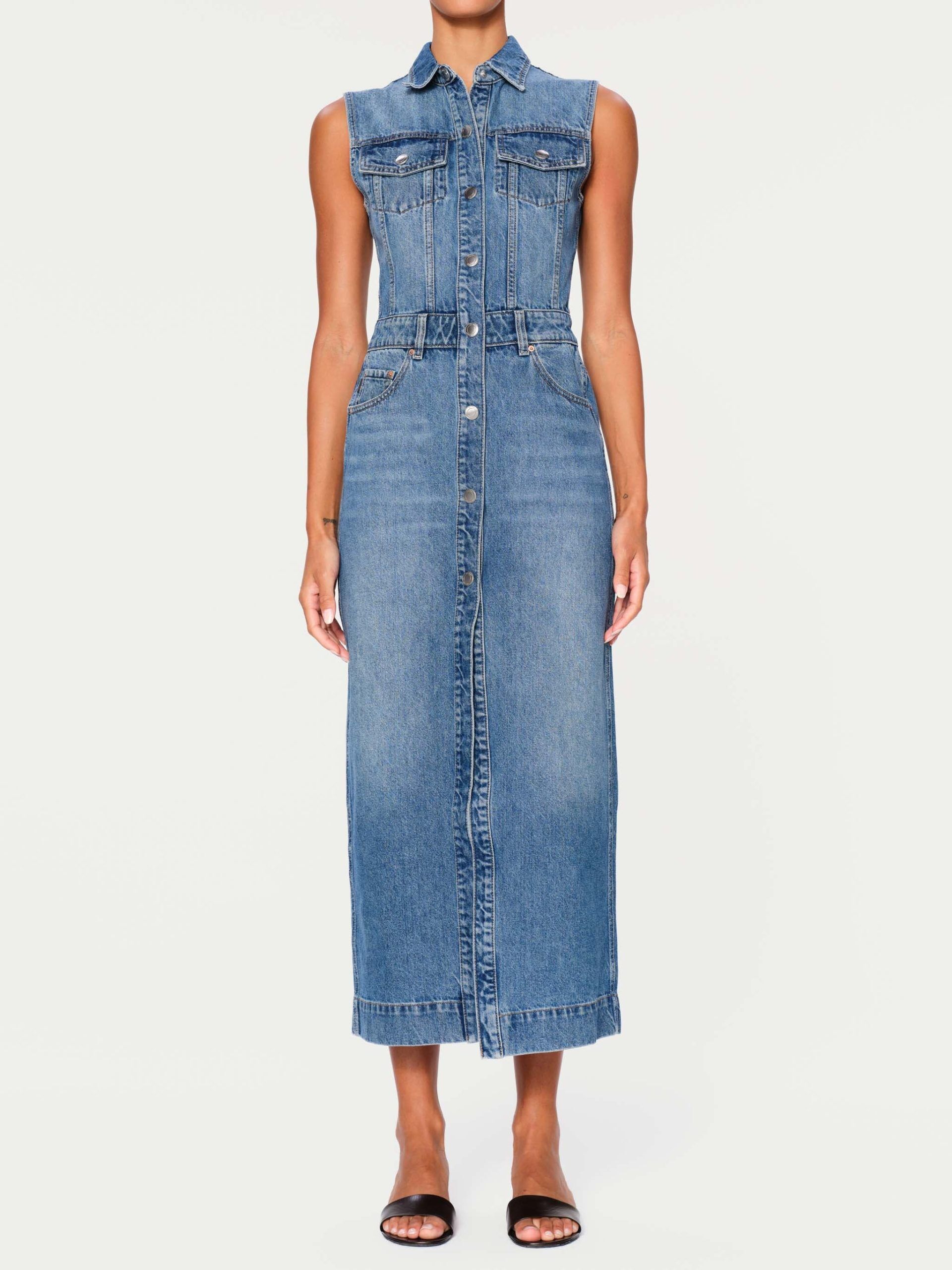 vest dress sleeveless midi endless sea 1