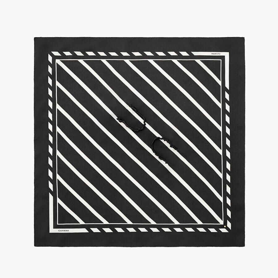 washable silk striped bandana 2
