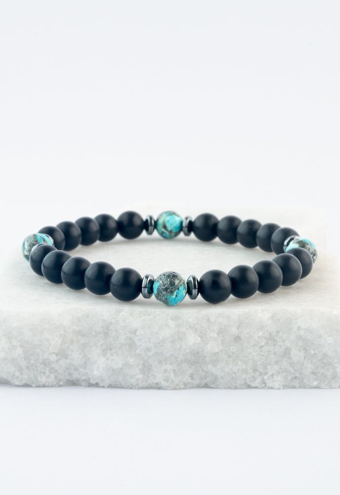 wear blue mens emperor stone bracelet 1