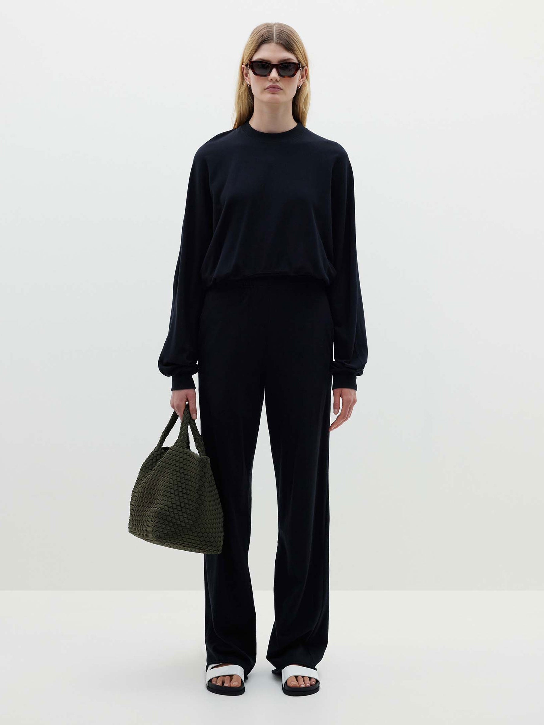 wide leg double jersey pant 1