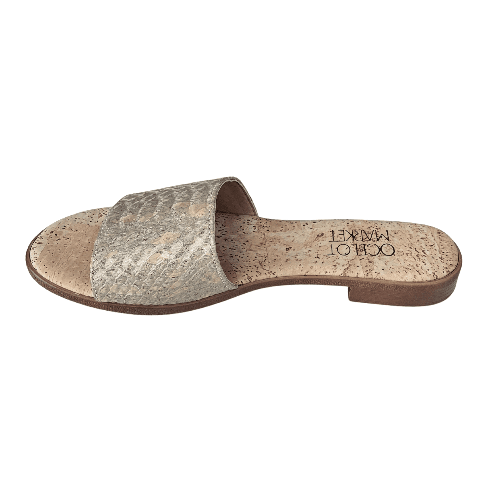 womens cork sandal gold piton 2