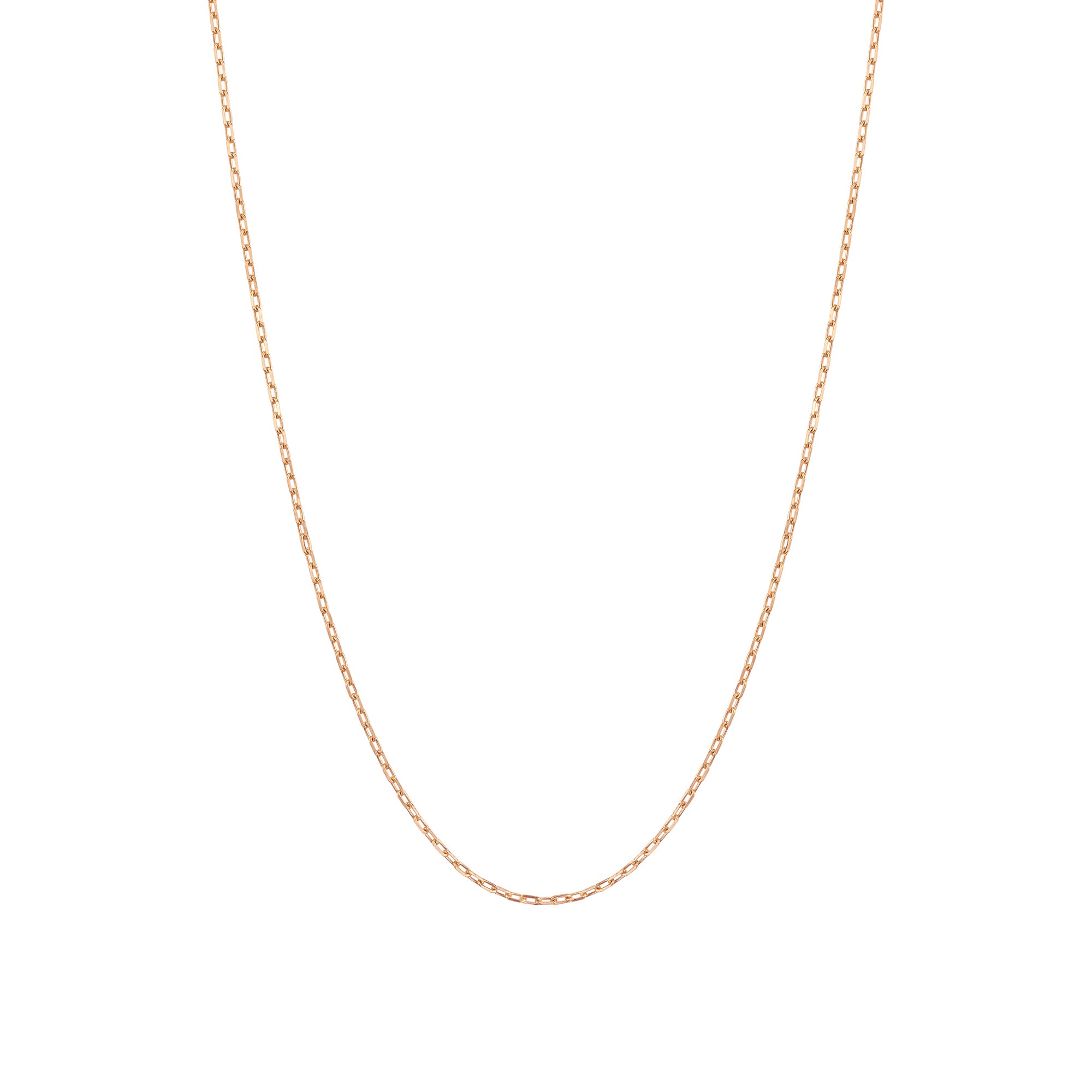 14k gold lightweight square chain 3