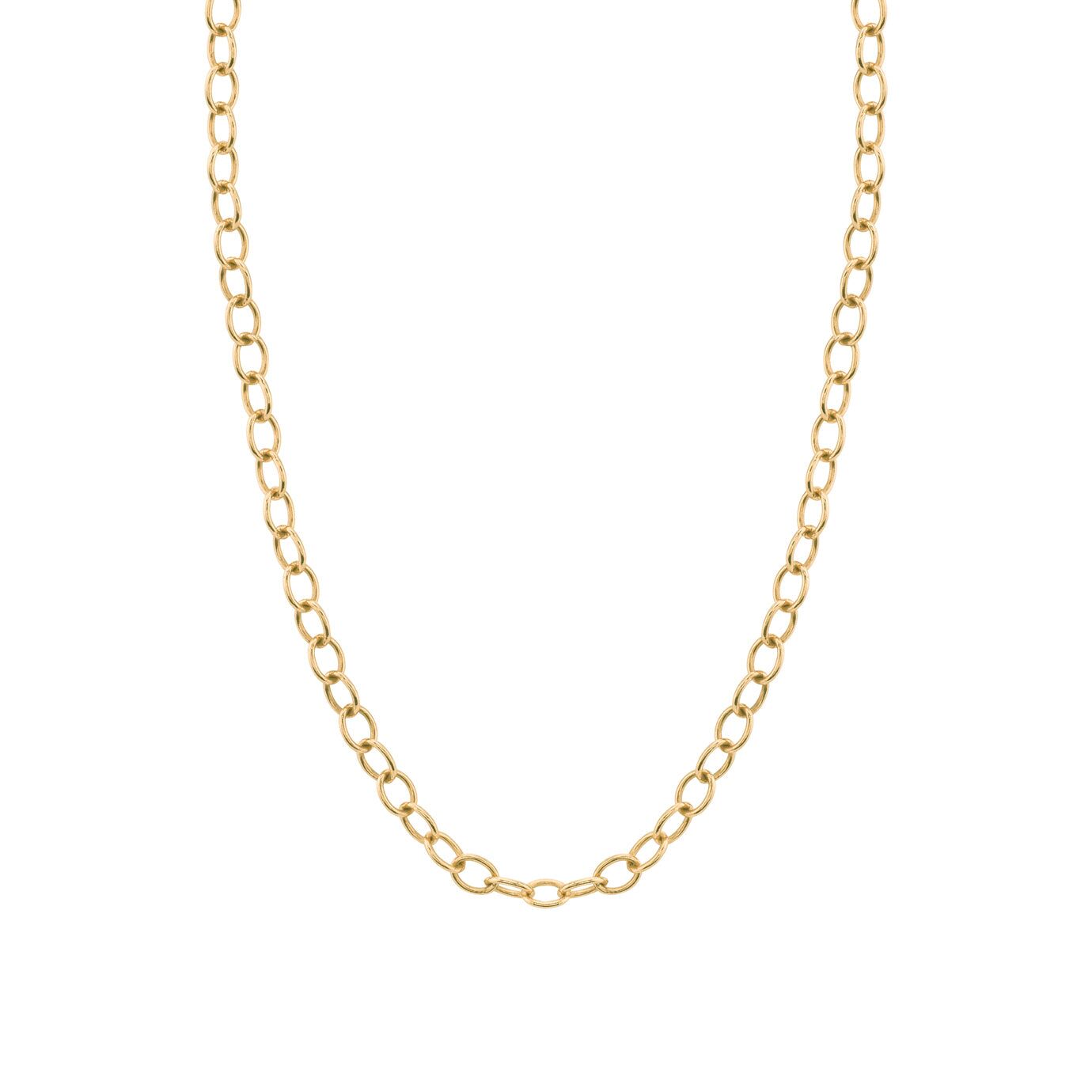 14k gold oval cable chain 1