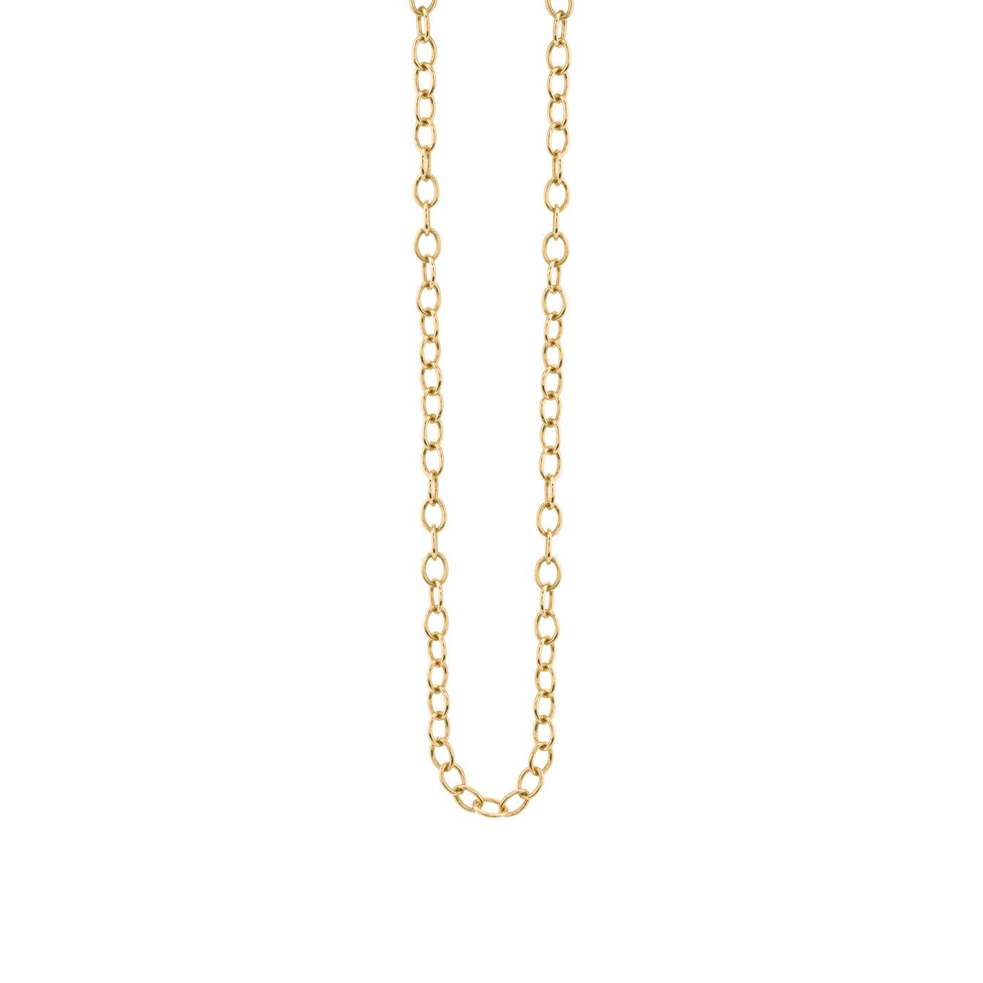 14k gold oval cable chain 3