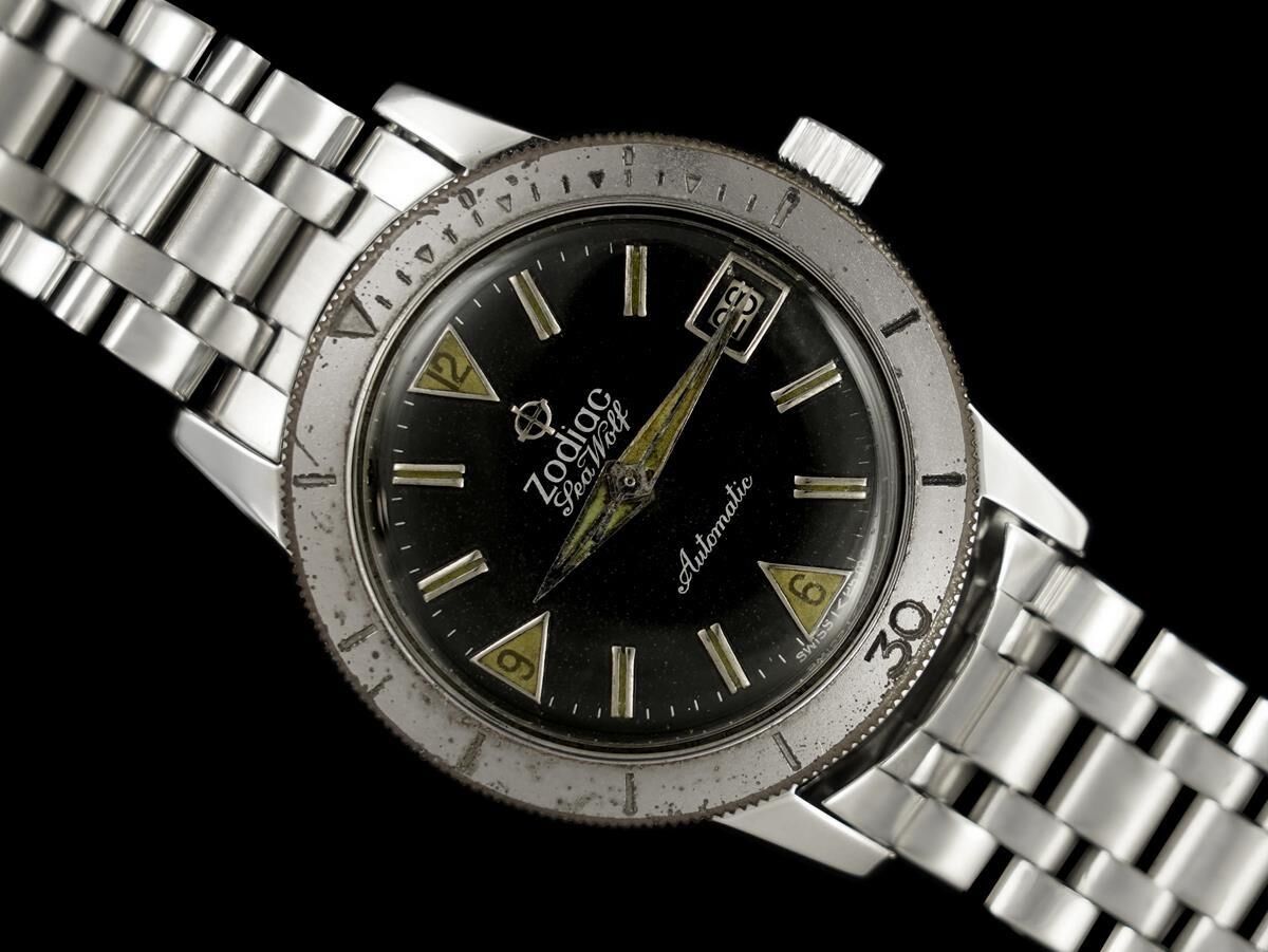 1970s Zodiac Sea Wolf Vintage Watch 2