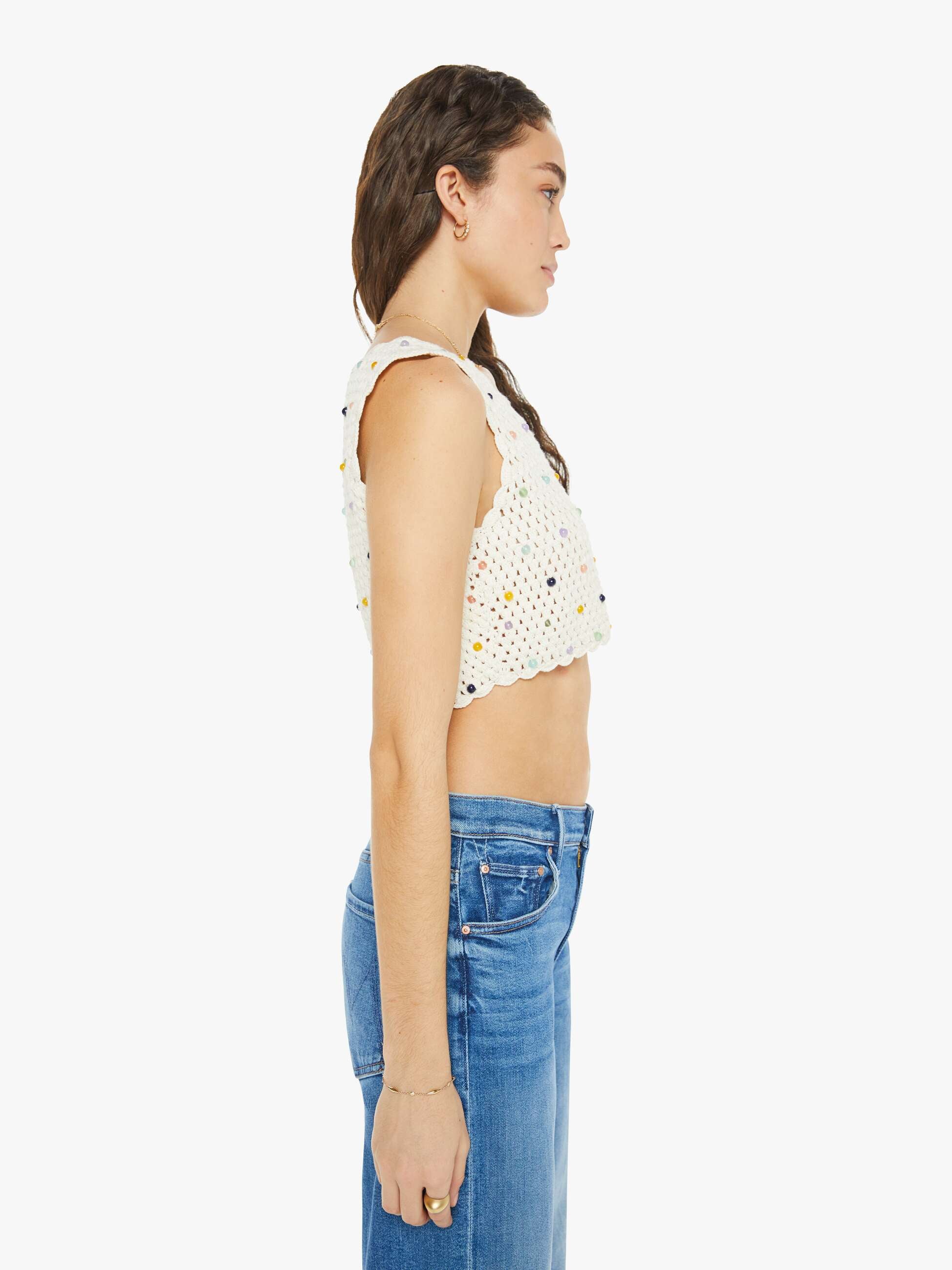 alix of bohemia ludi pearl beaded crochet top ivory 3