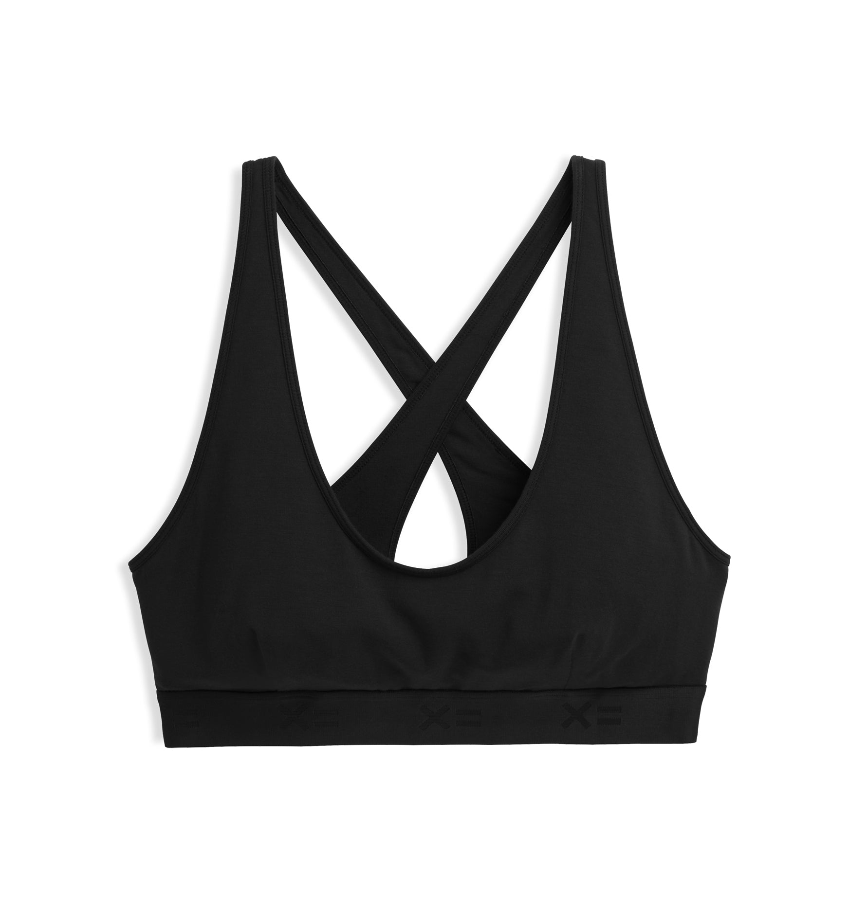 all day bralette tencel modal black 1