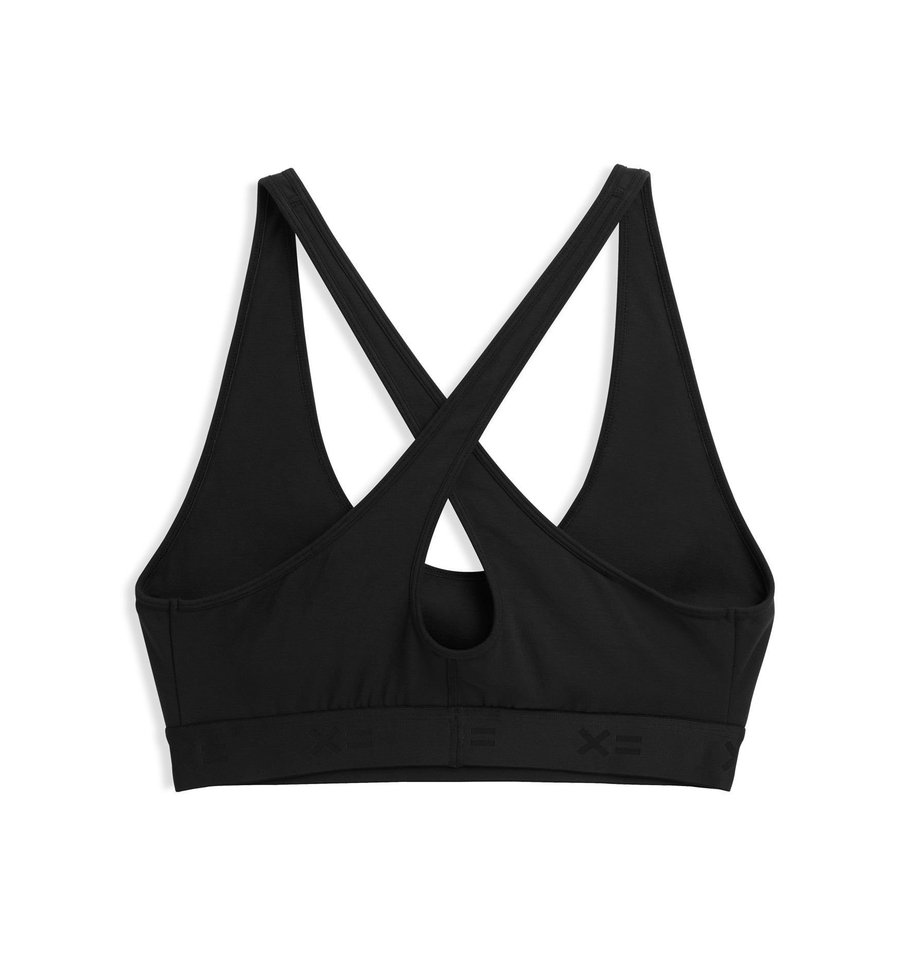 all day bralette tencel modal black 2
